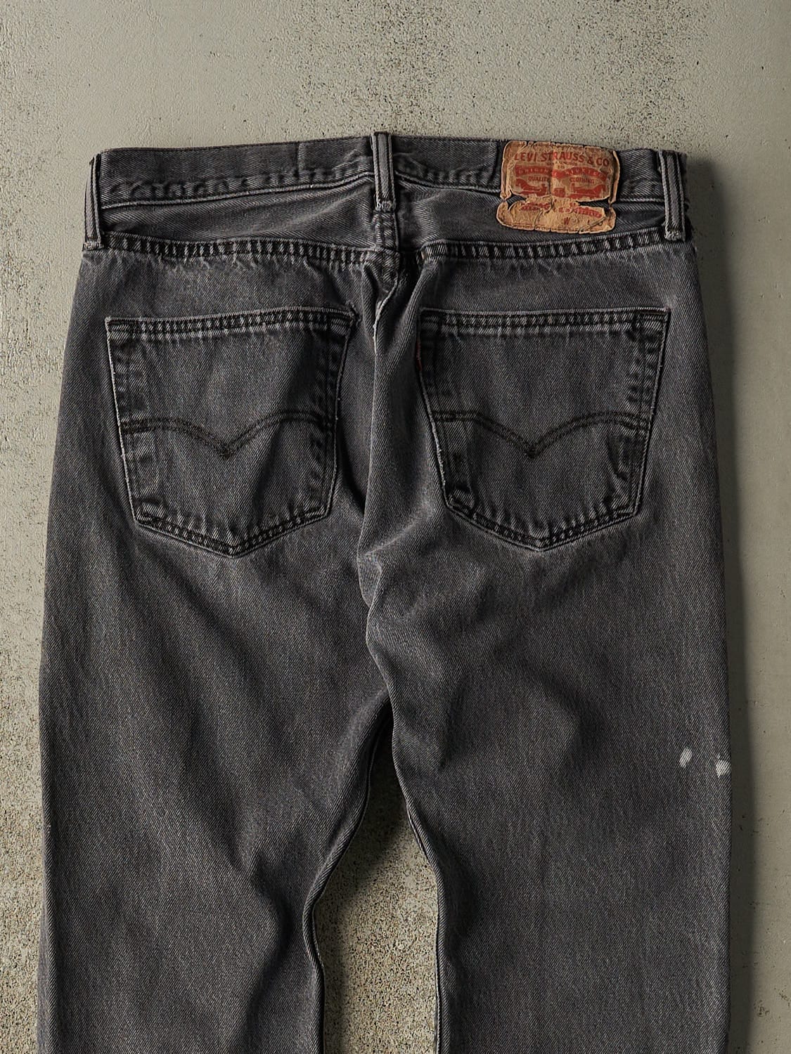 Vintage 90s Faded Black Levi's Denim Pants (30x28.5)