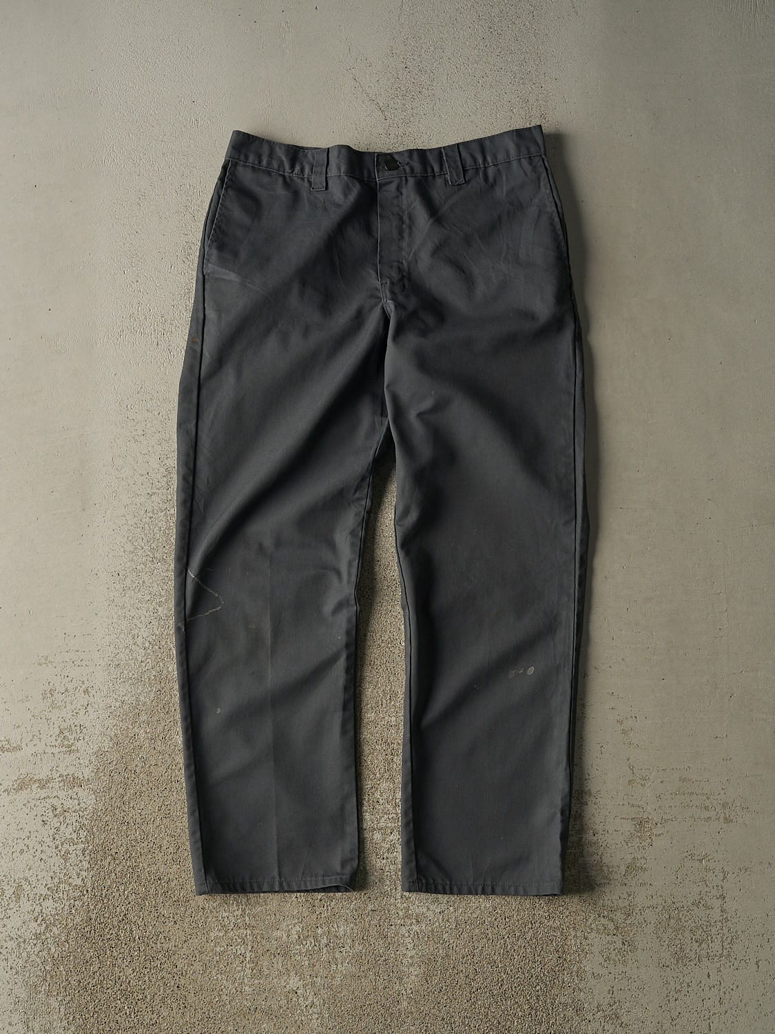 Vintage Y2K Charcoal Grey Dickies Work Pants (34x29.5)