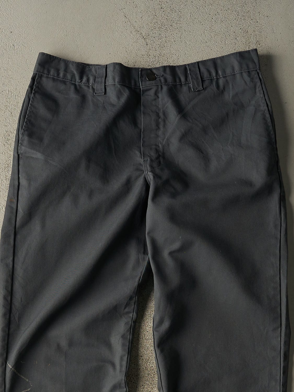 Vintage Y2K Charcoal Grey Dickies Work Pants (34x29.5)