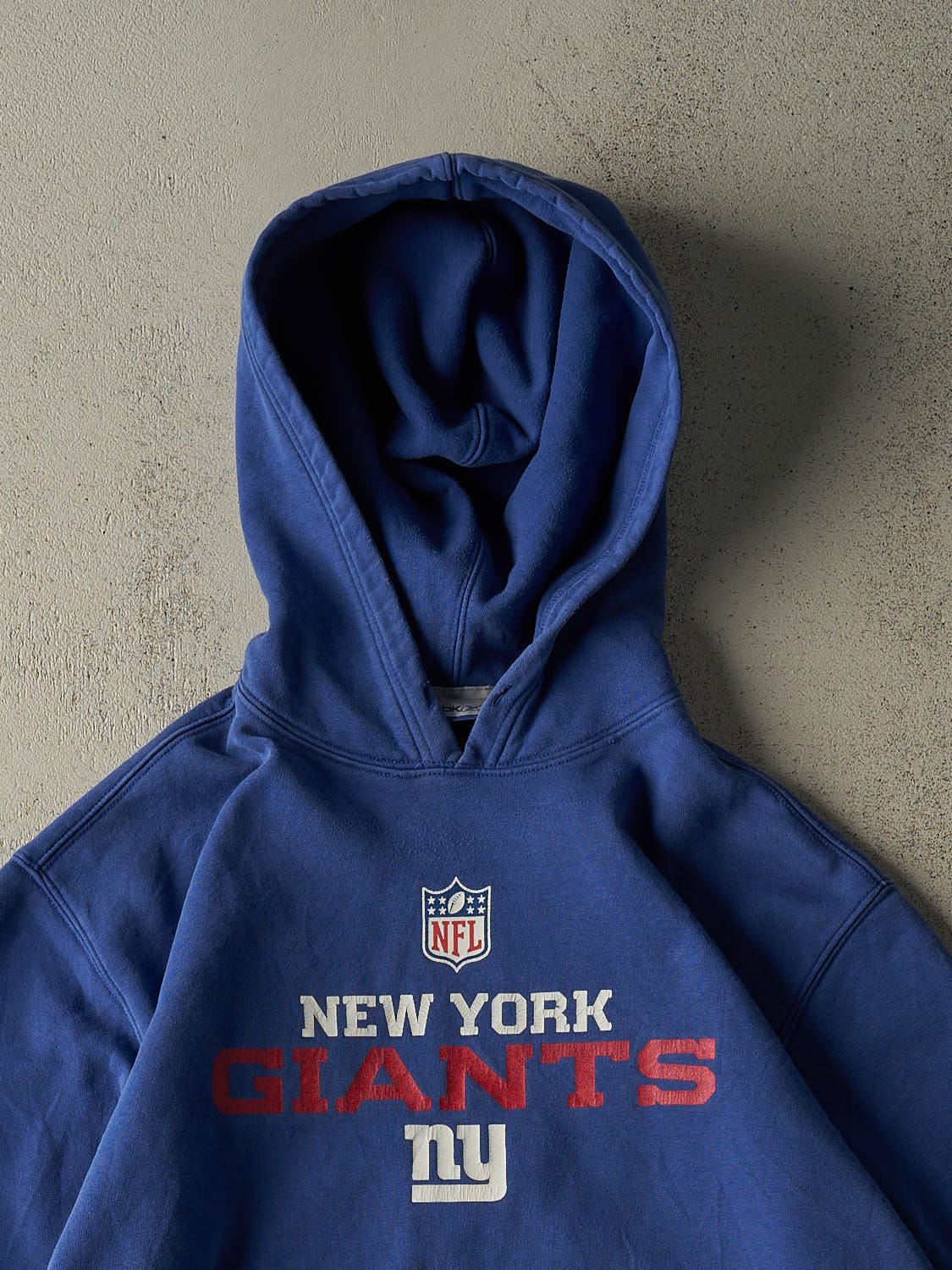 Vintage 90s Blue New York Giants Hoodie (XL)