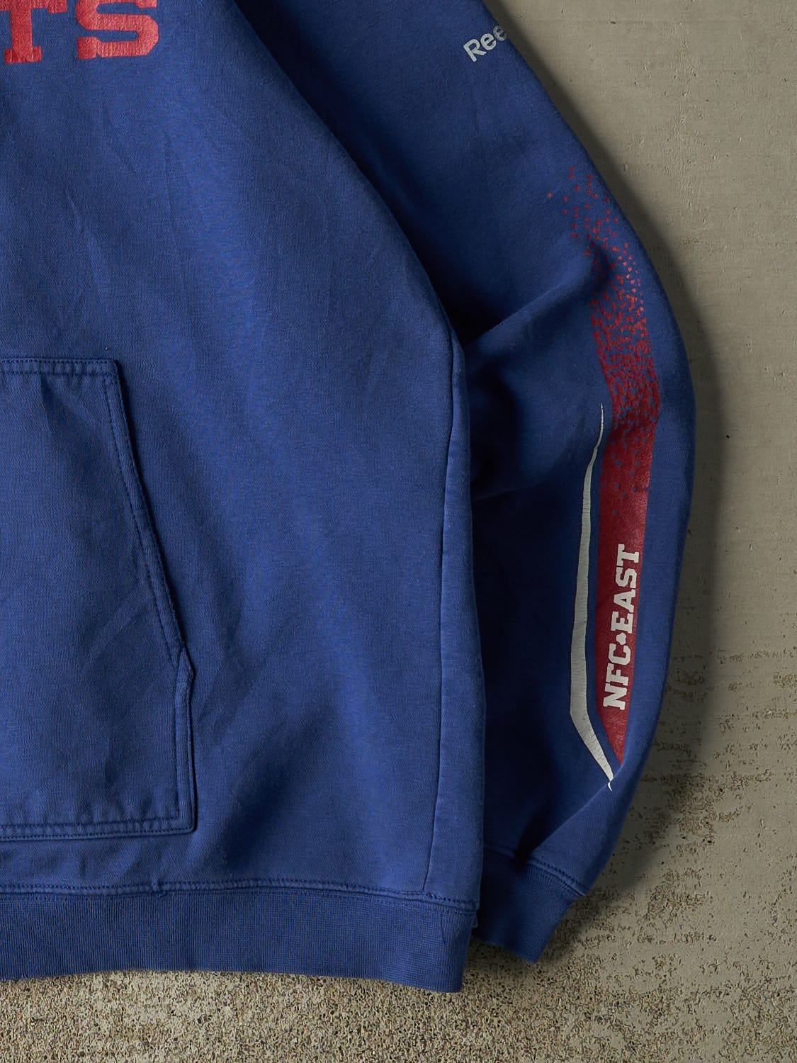 Vintage 90s Blue New York Giants Hoodie (XL)