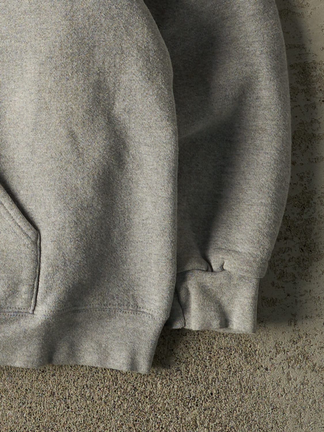 Vintage Y2K Heather Grey New York Hoodie (L)