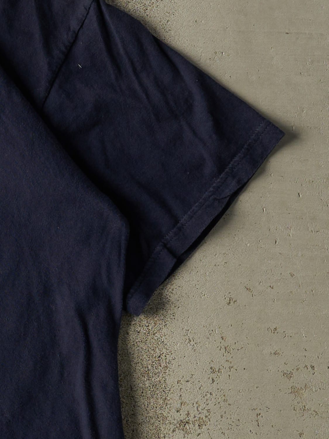 Vintage 90s Navy Blue New York Broadway Embroidered Tee (M/L)