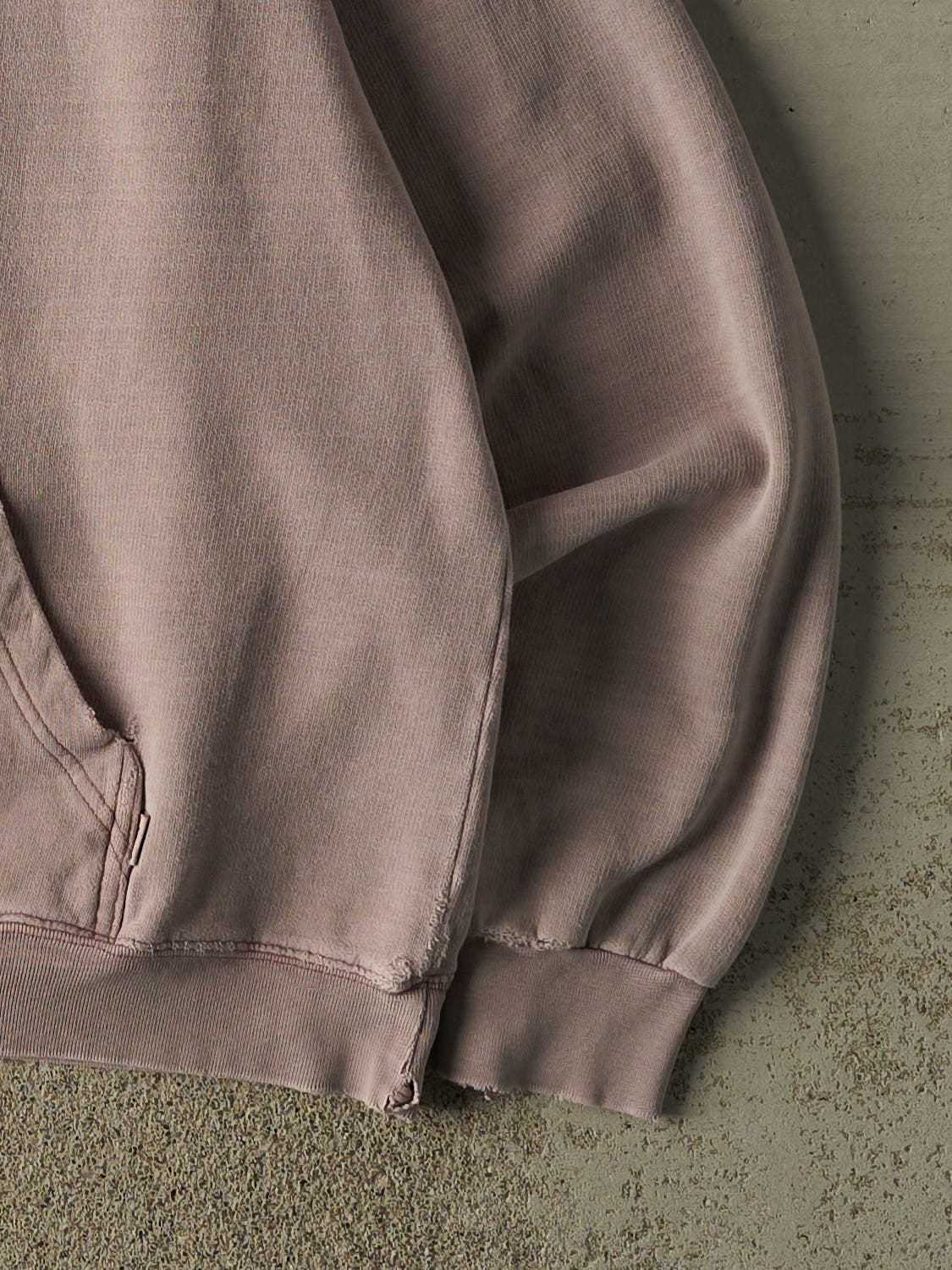 Vintage 90s Washed Mauve Naples Hoodie (M/L)