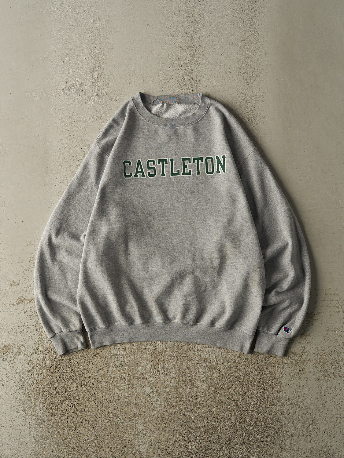 Vintage 90s Grey Champion Castleton Crewneck (M/L)