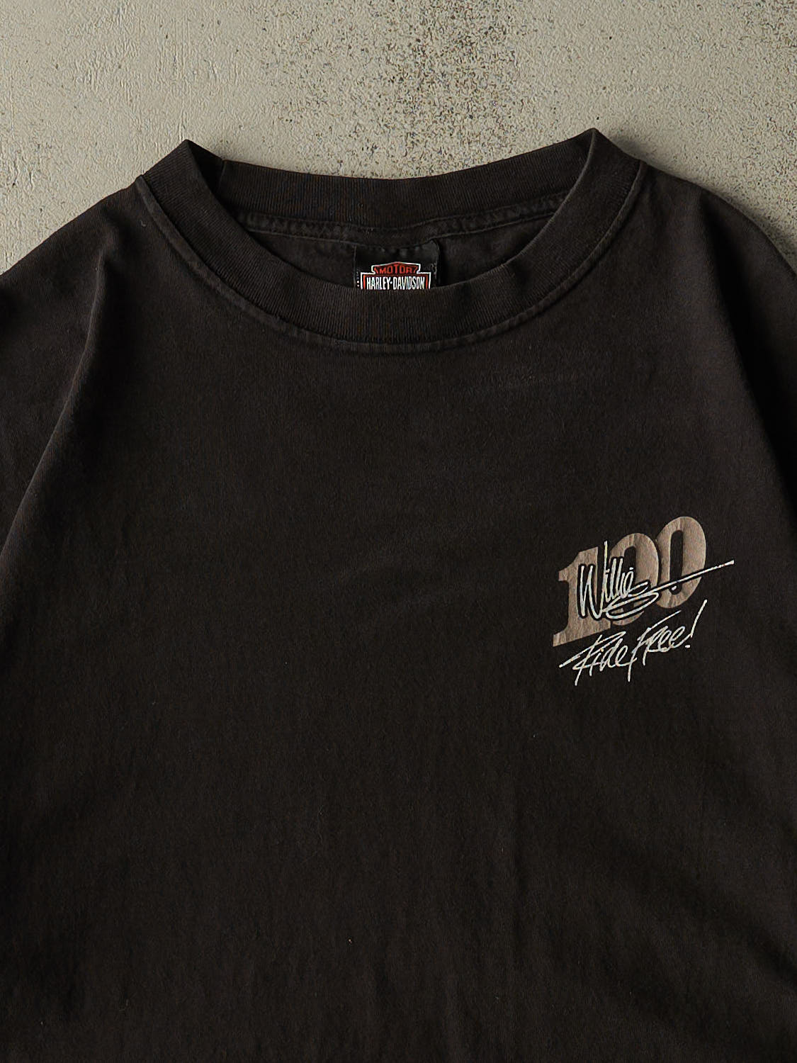 Vintage 03' Black Harley Davidson 100 Years Tee (L/XL)