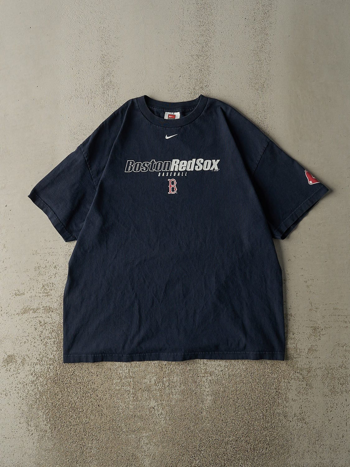 Vintage 03' Navy Blue Nike Boston Red Sox Tee (XL)