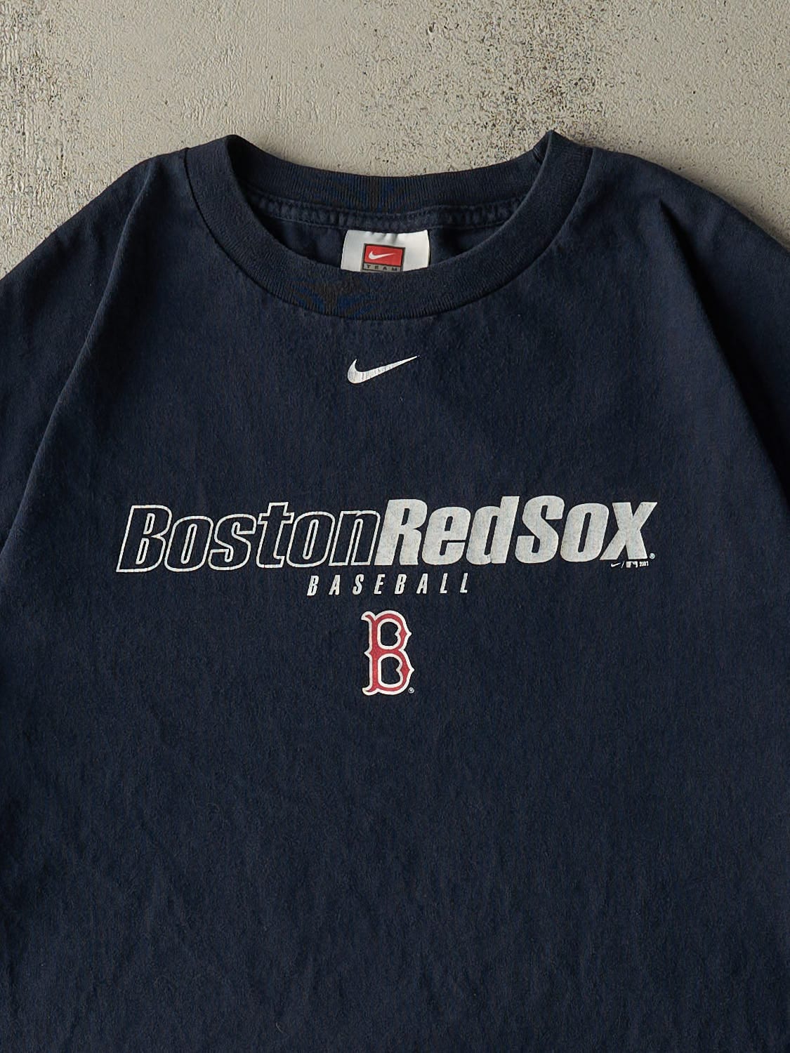 Vintage 03' Navy Blue Nike Boston Red Sox Tee (XL)