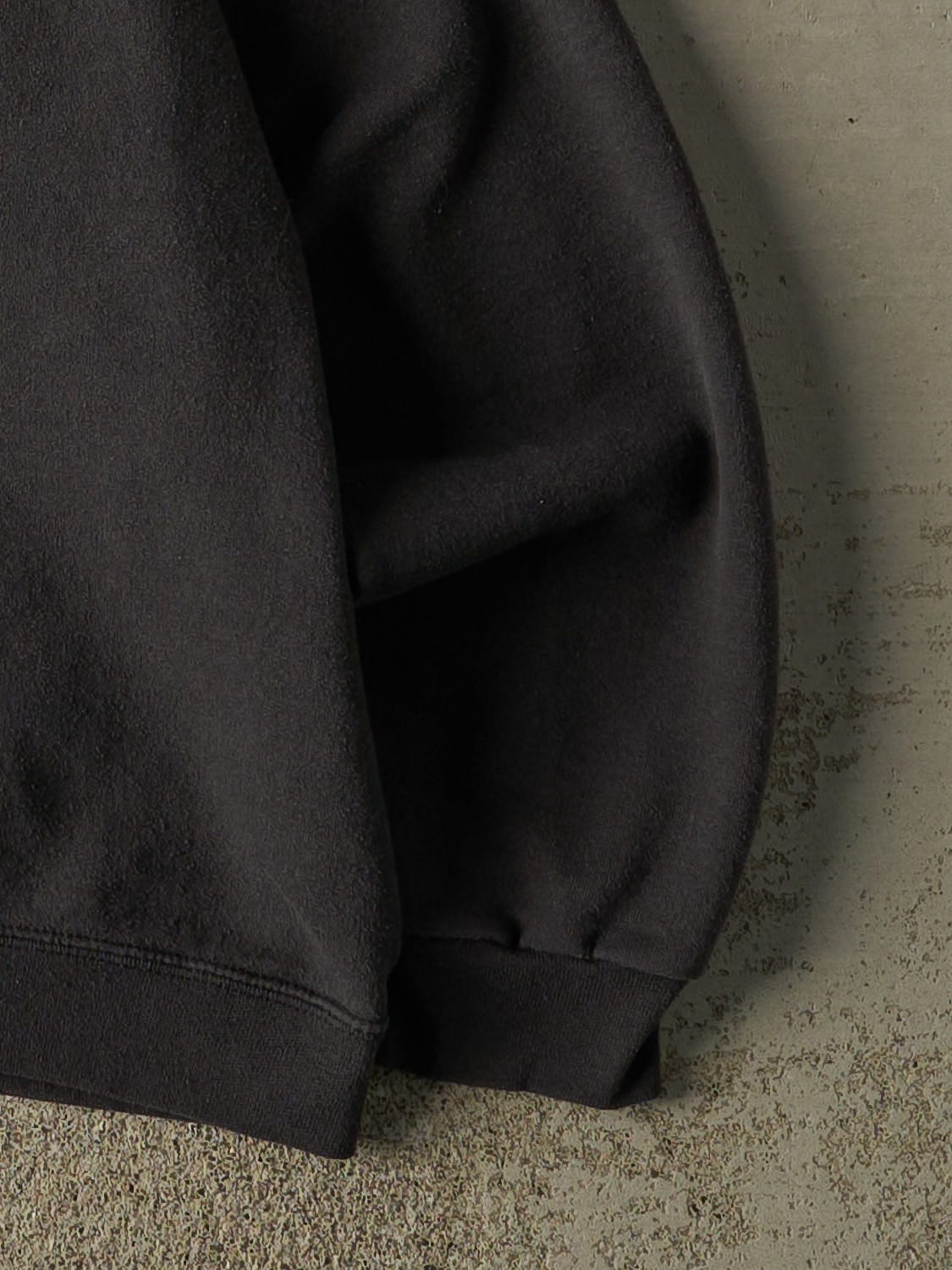 Vintage 90s Faded Black Blank Crewneck (M/L)