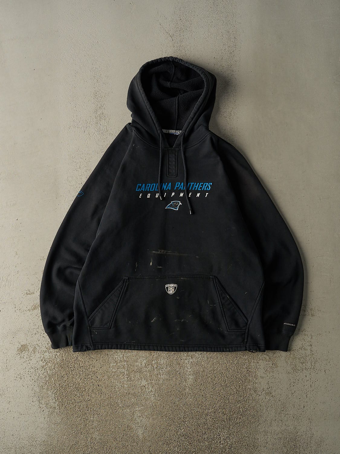 Vintage Y2K Black Carolina Panthers Hoodie (XXL)