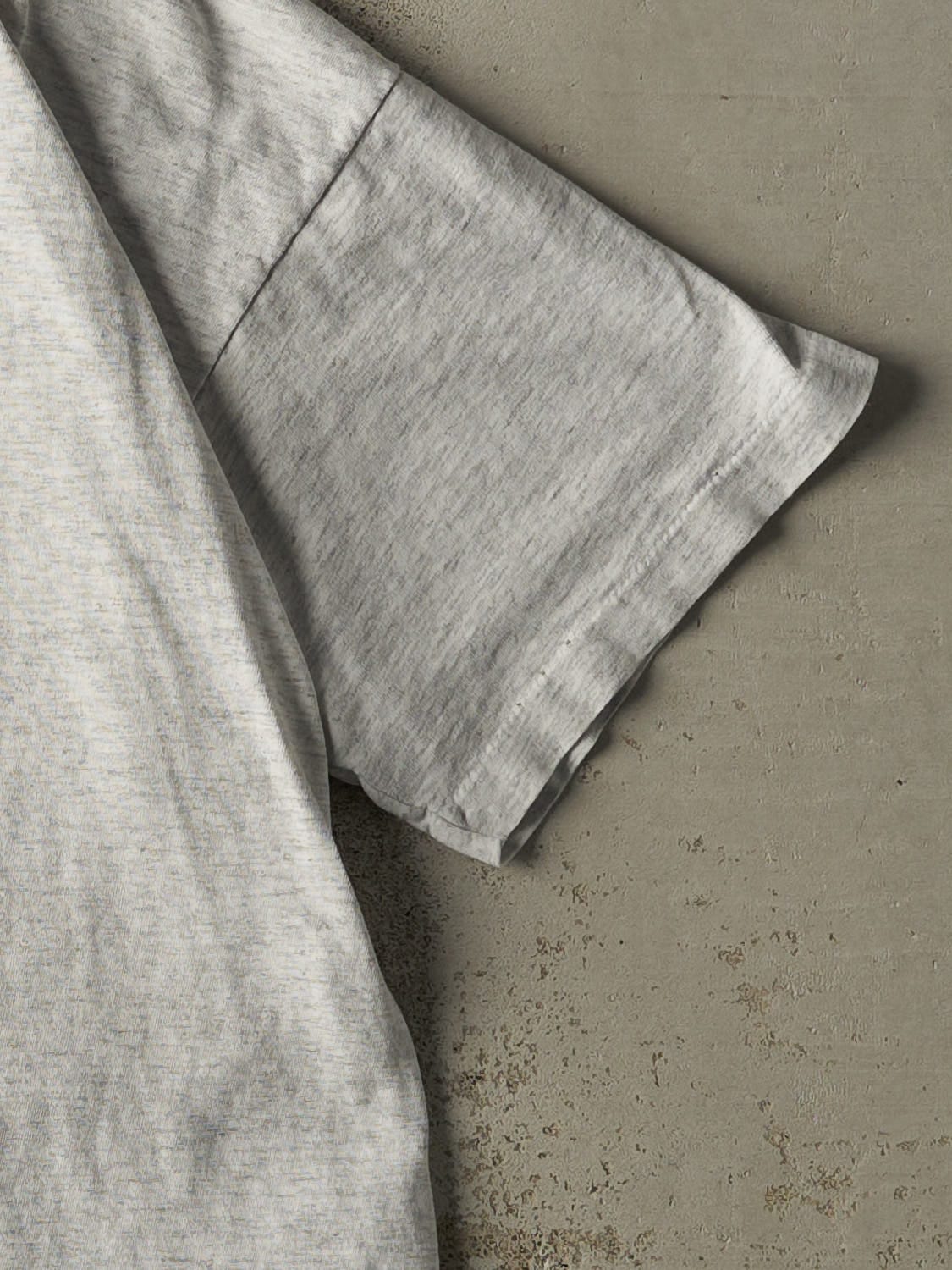 Vintage 90s Heather Grey Maine Single Stitch Tee (XL)