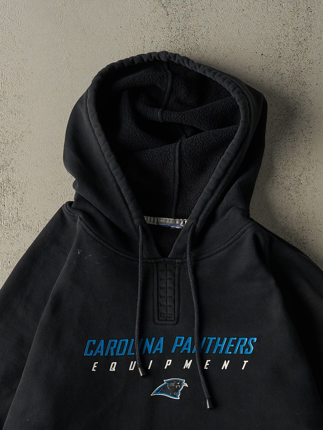 Vintage Y2K Black Carolina Panthers Hoodie (XXL)