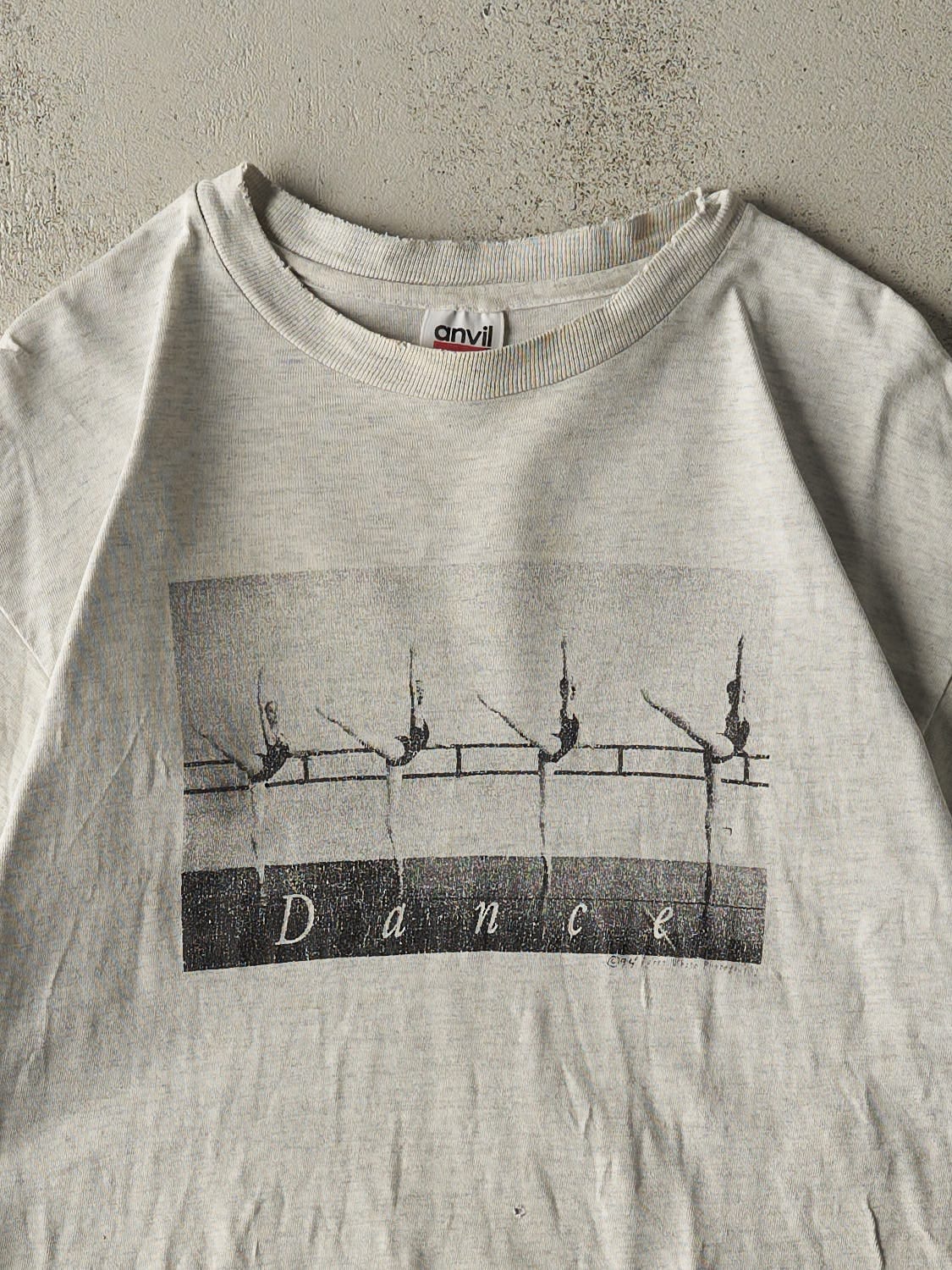 Vintage 94' Grey Dance Single Stitch Tee (M/L)