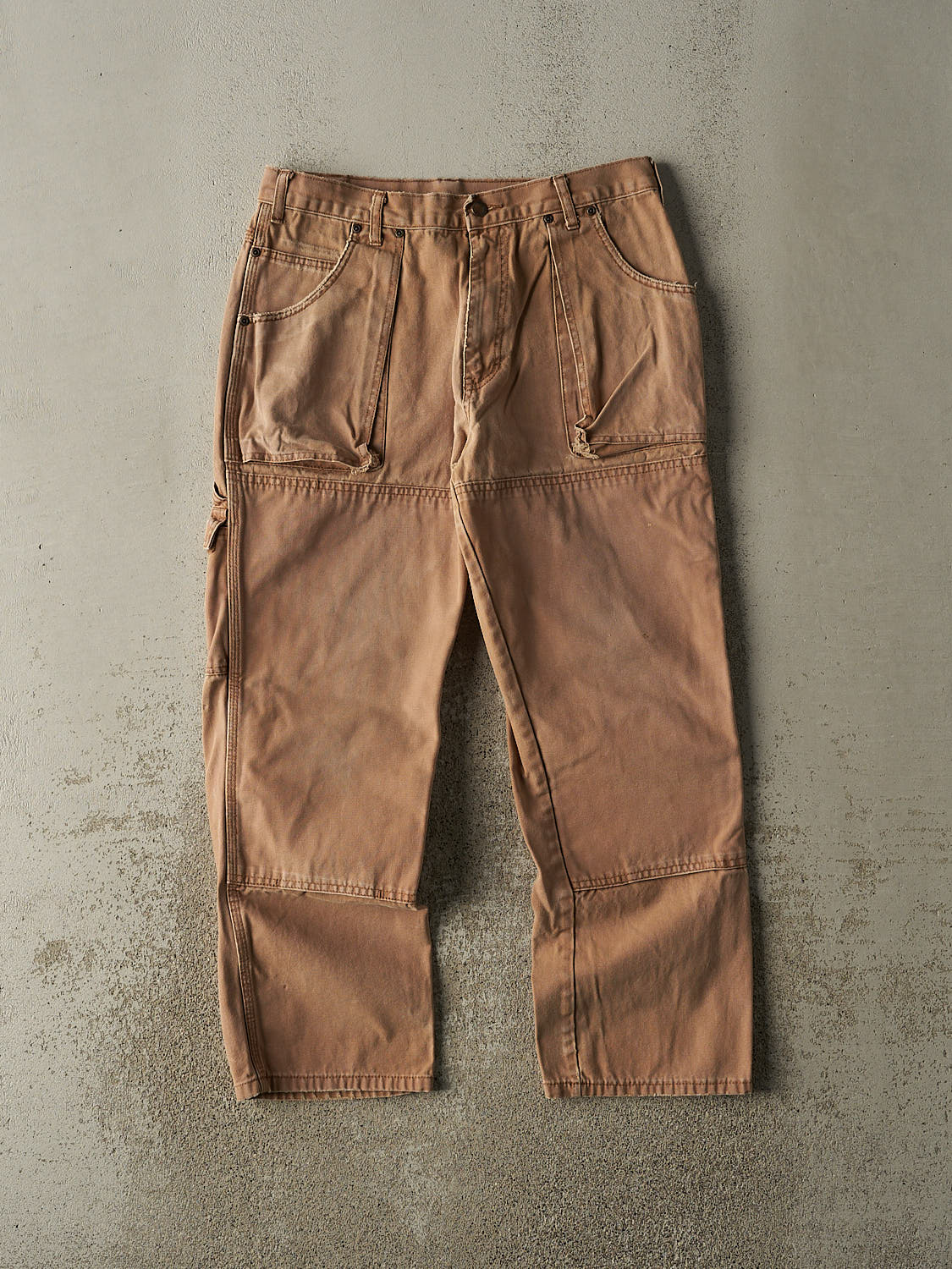 Vintage Y2K Camel Dickies Double Knee L Pocket Carpenter Pants (33x29)