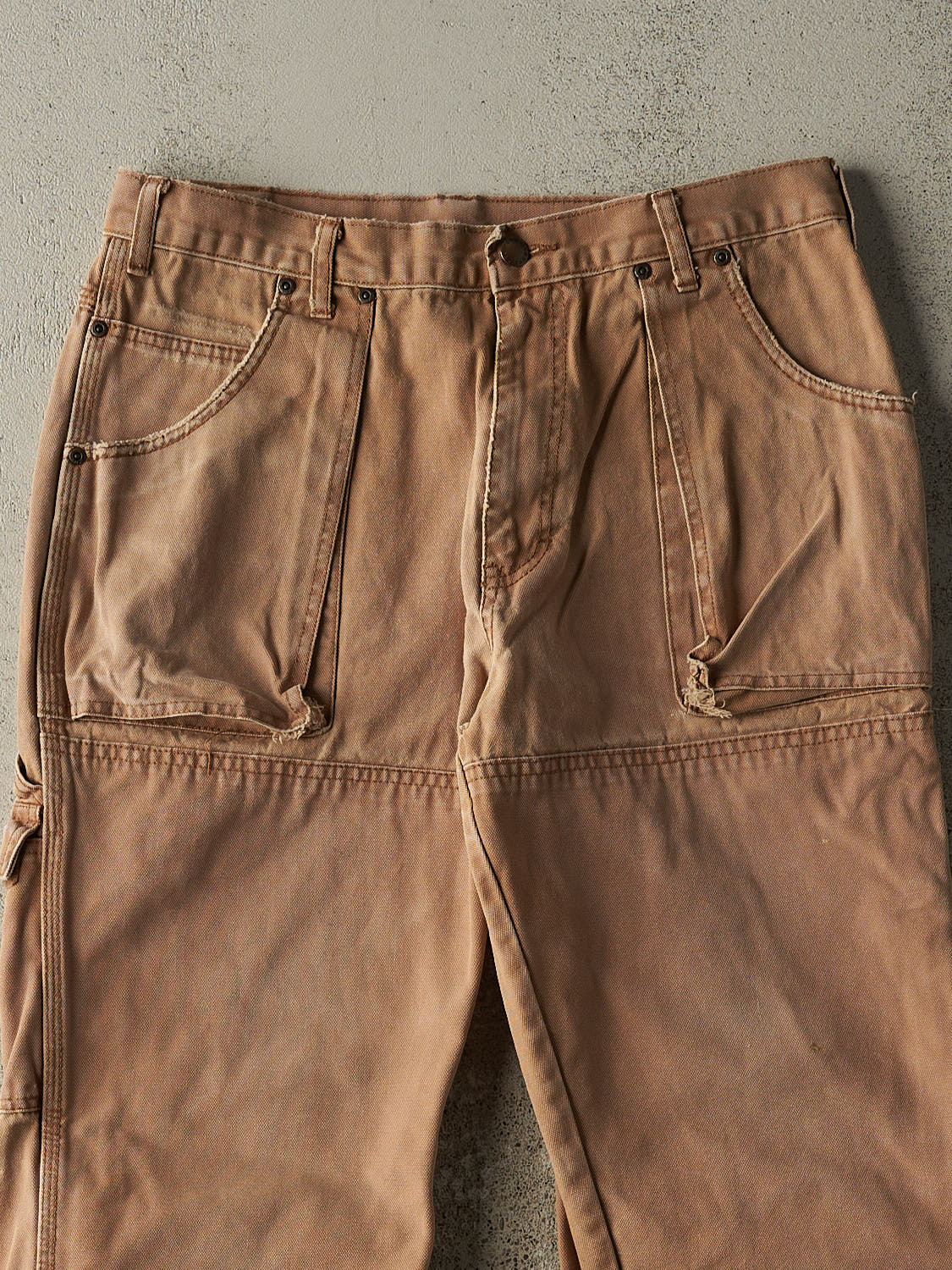 Vintage Y2K Camel Dickies Double Knee L Pocket Carpenter Pants (33x29)