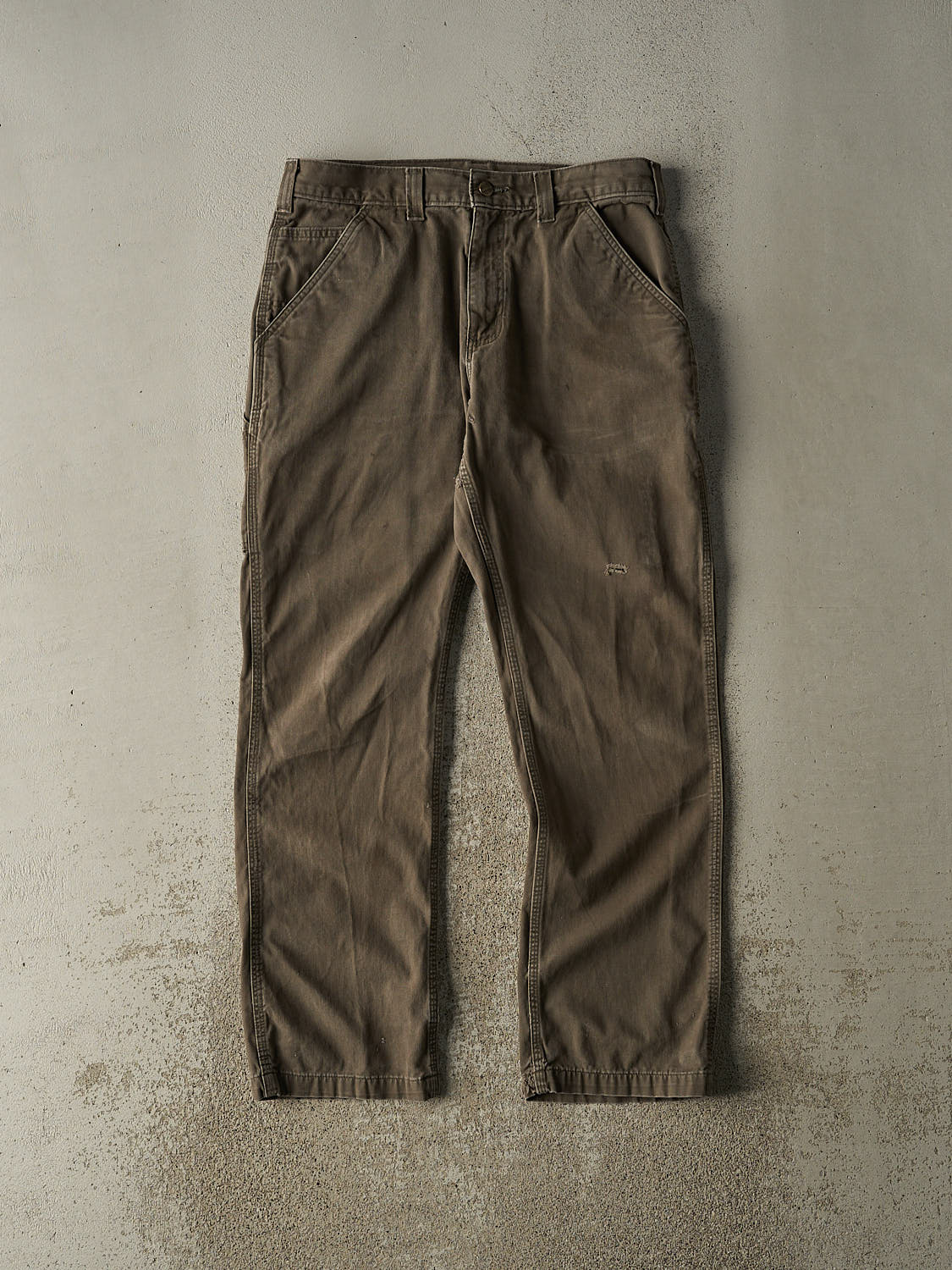 Vintage Y2K Green Carhartt Carpenter Pants (33x31)