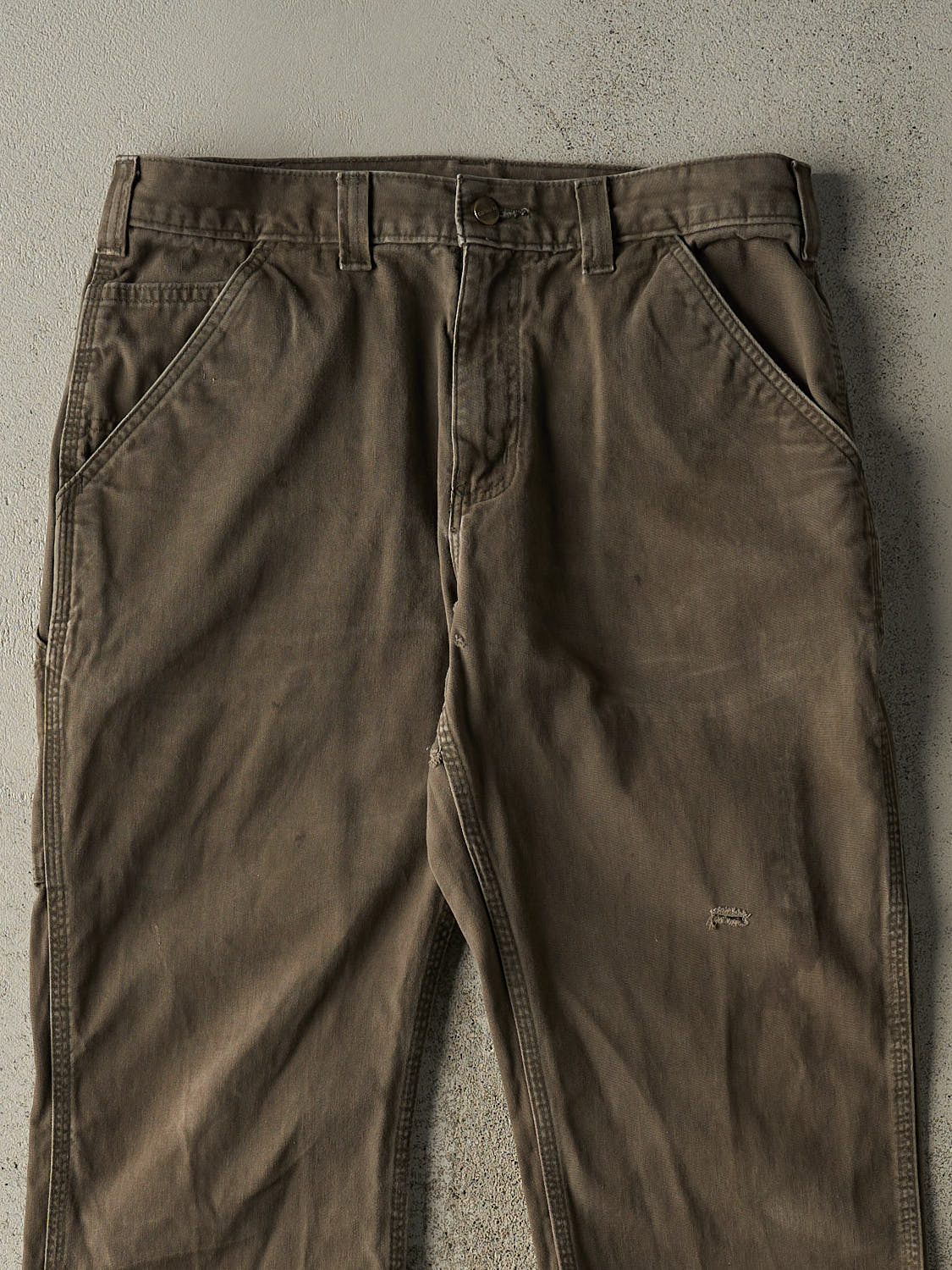 Vintage Y2K Green Carhartt Carpenter Pants (33x31)