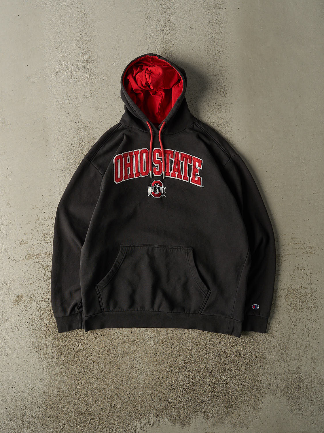 Vintage Y2K Black Champion Ohio State University Embroidered