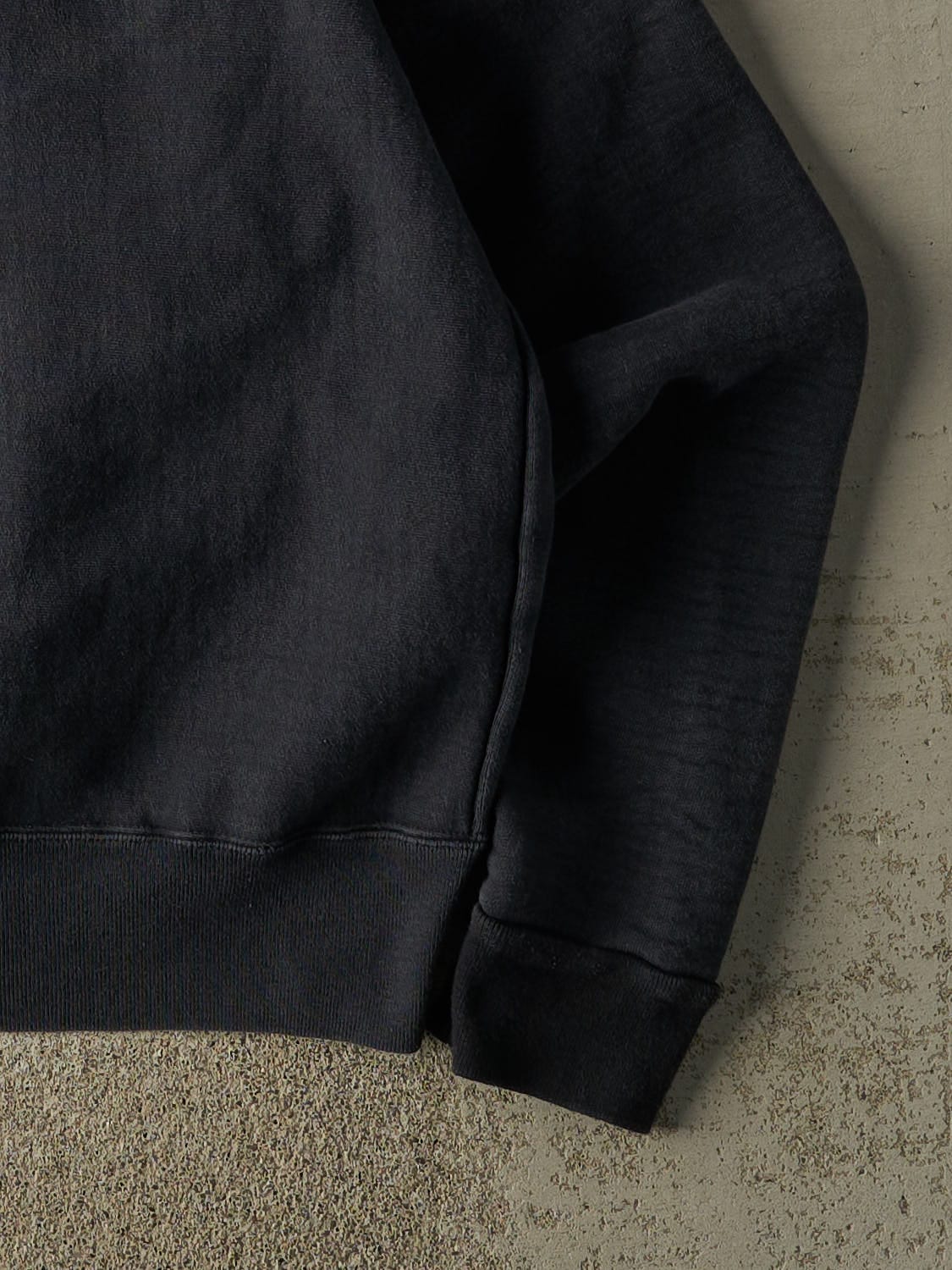 Vintage 80s Faded Black Barefoot Sportswear Crewneck (L)