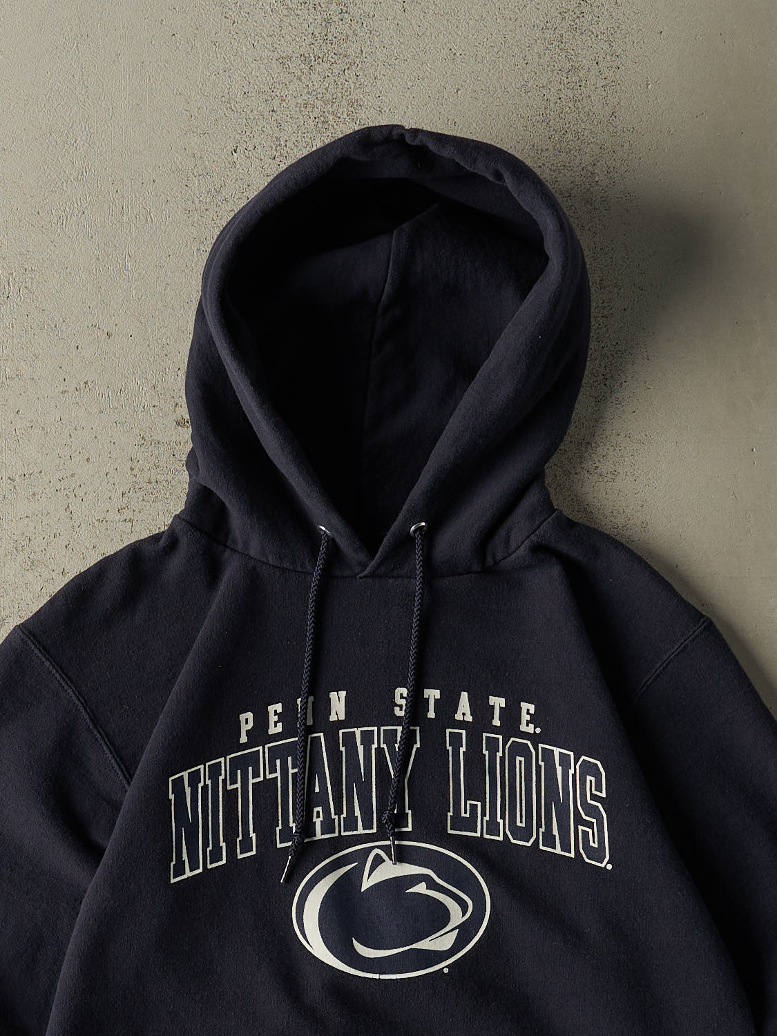 Vintage 90s Navy Blue Penn State Nittany Lions Hoodie (XS)
