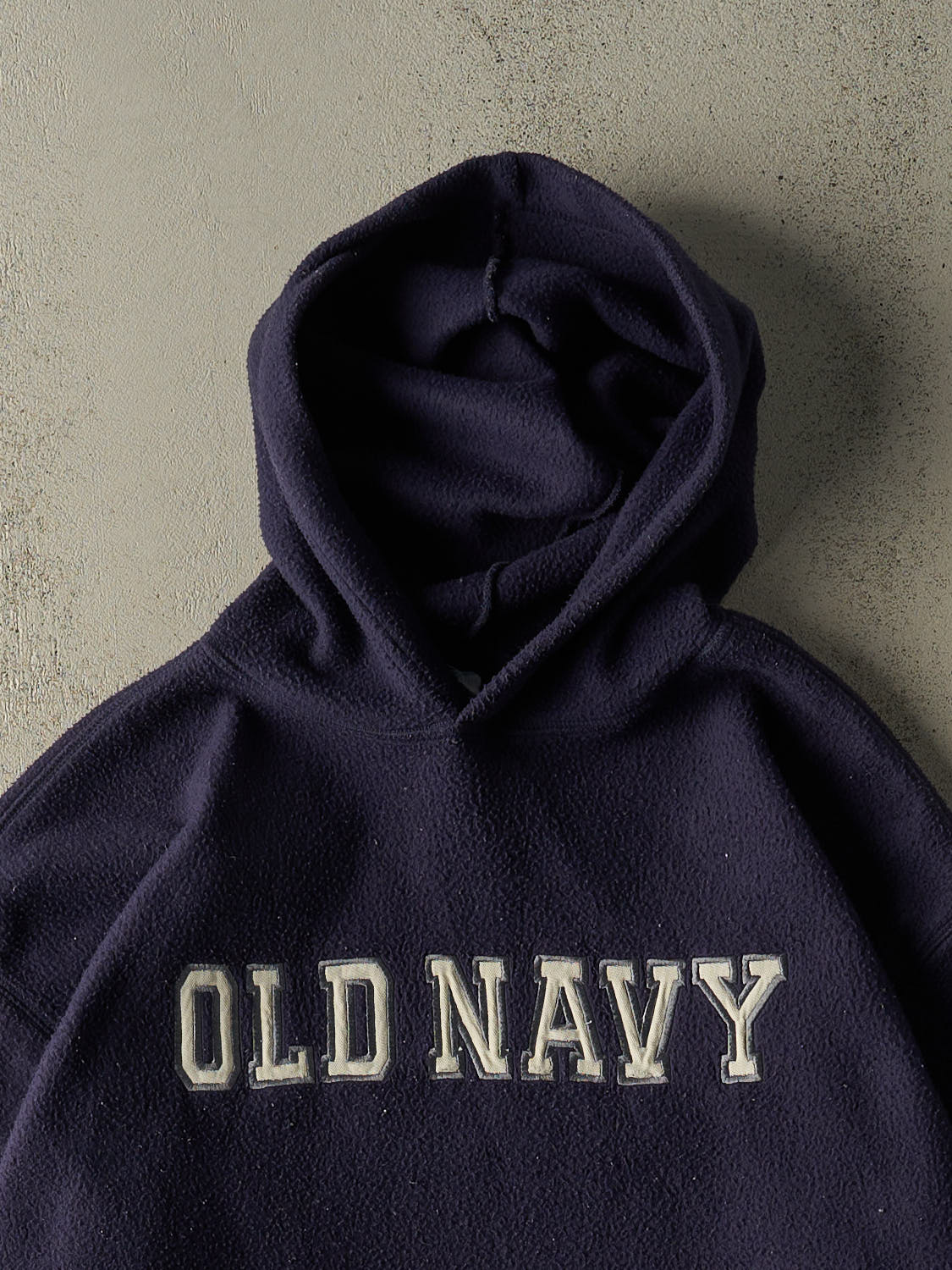 Vintage Y2K Navy Blue Old Navy Fleece Hoodie (XXL)