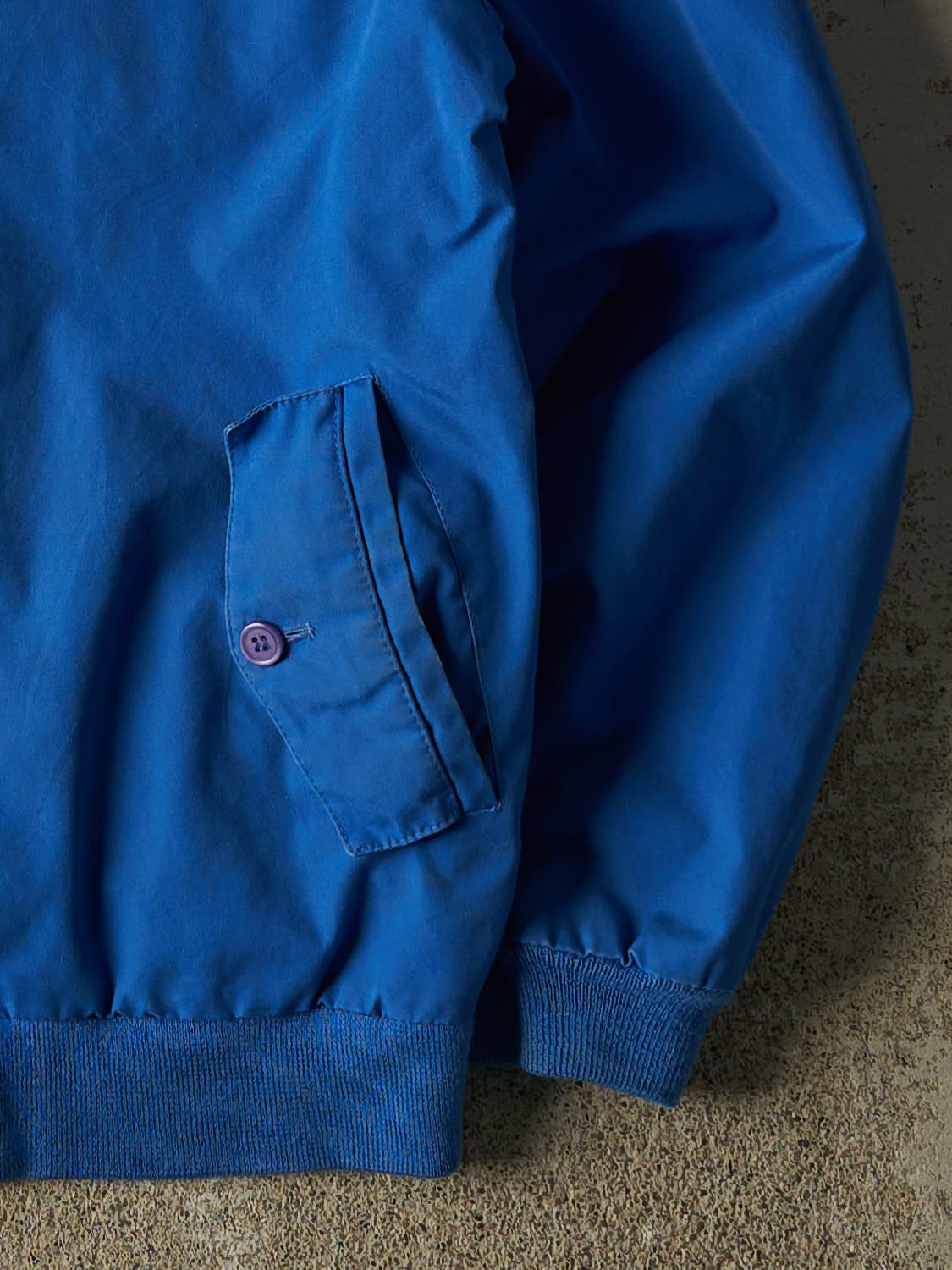 Vintage 80s Blue Lacoste Jetsetters Harrington Jacket (M/L)