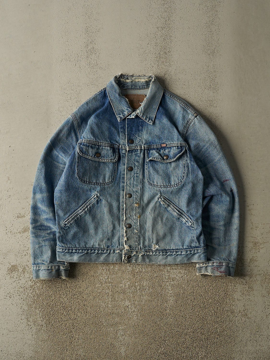 Vintage 90s Light Wash G&G Denim Jacket (S/M)