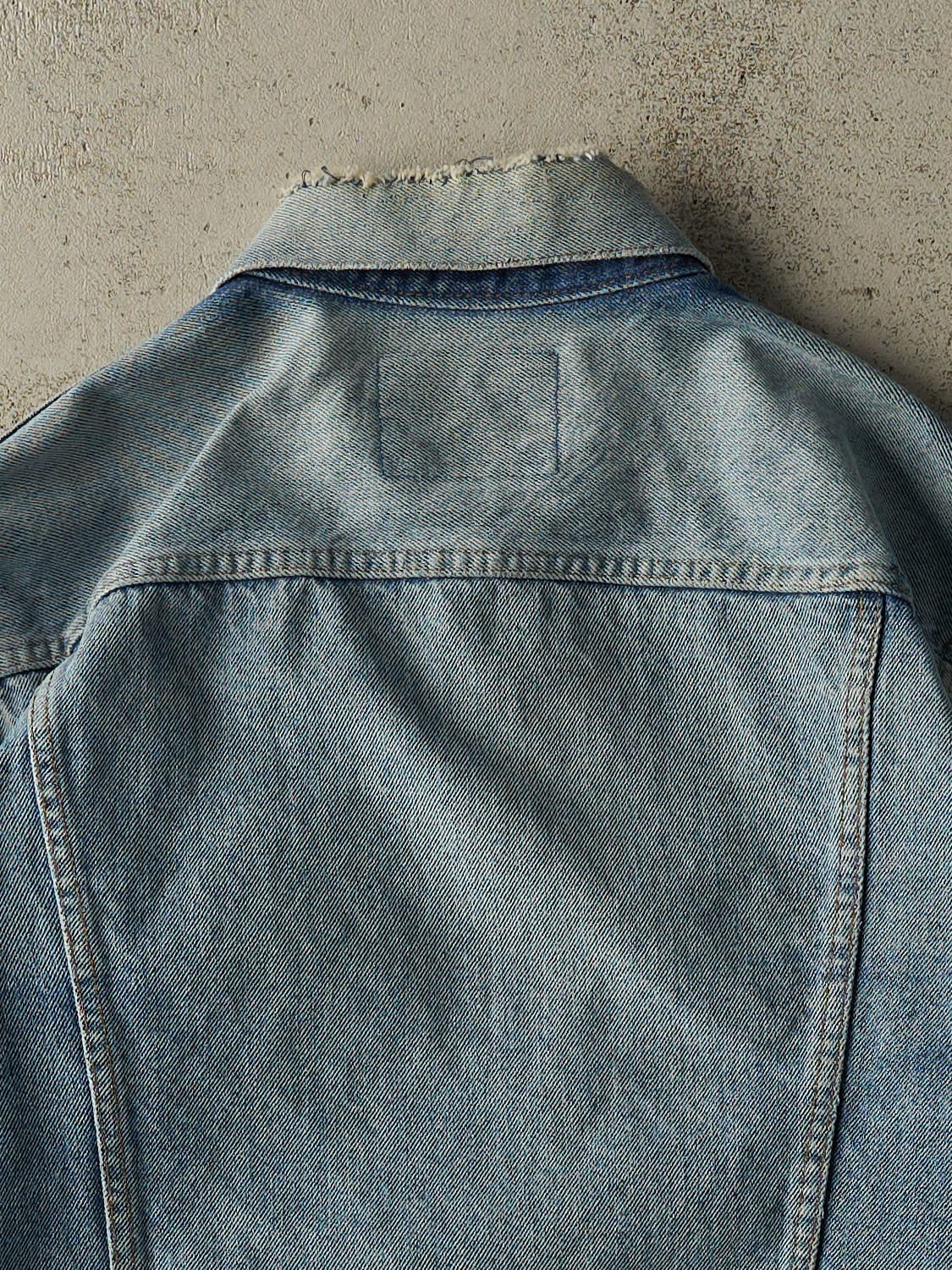 Vintage 90s Light Wash G&G Denim Jacket (S/M)