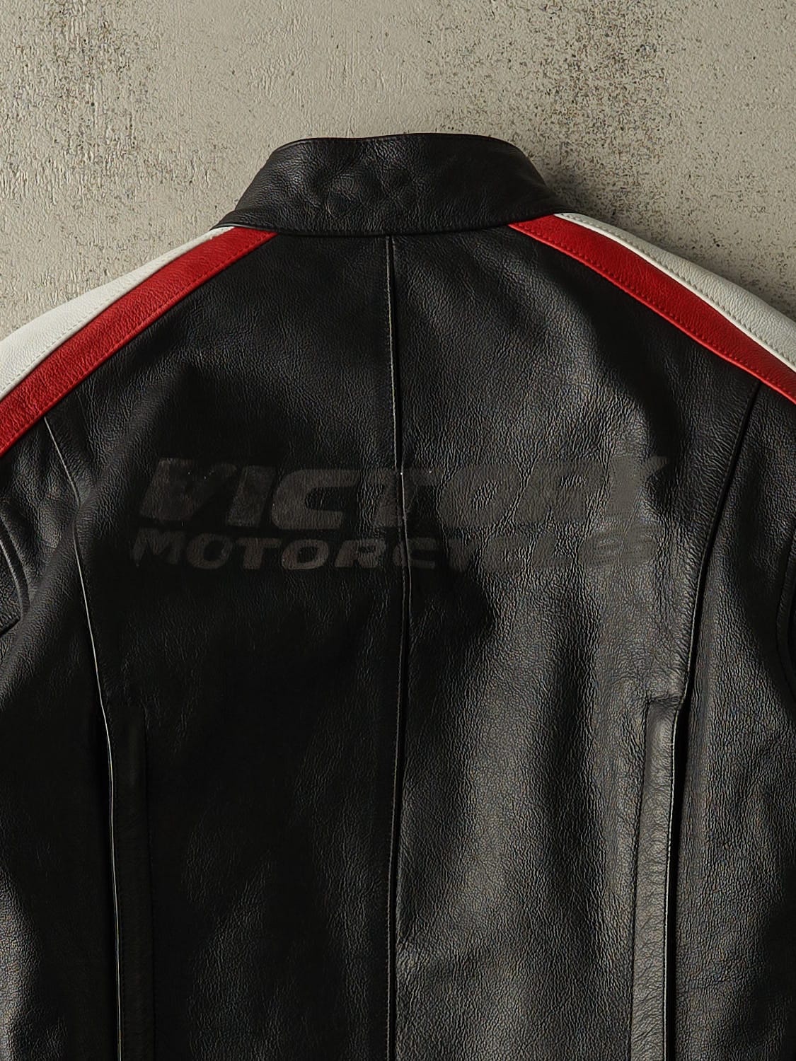 Vintage 90s Black Victory Motorcycles Racing Jacket (S)