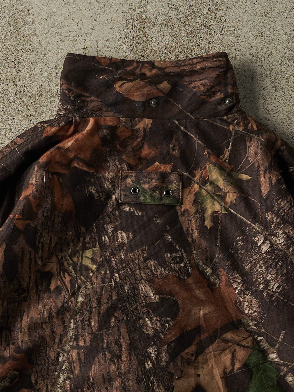 Vintage 90s Camo Mossy Oak Embroidered Jacket (XXL)