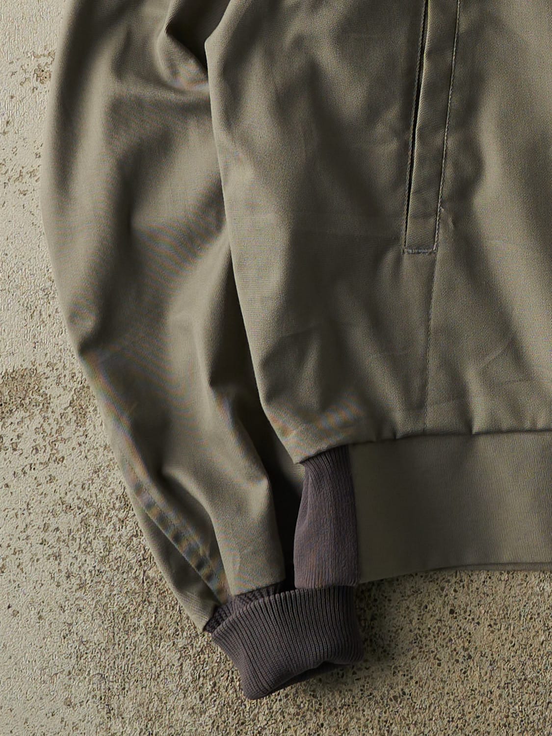 Vintage 80s Grey Bomber Work Jacket (XL/XXL)