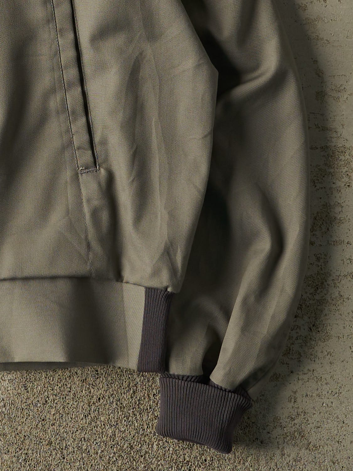 Vintage 80s Grey Bomber Work Jacket (XL/XXL)