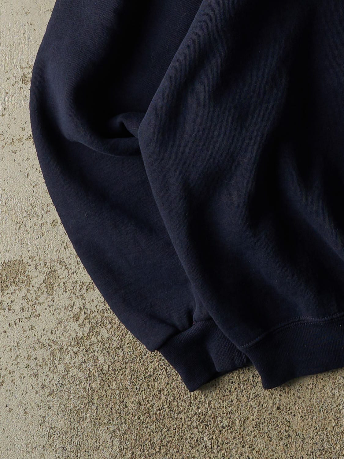 Vintage Y2K Navy Blue Russell Athletic Blank Crewneck (XL/XXL)