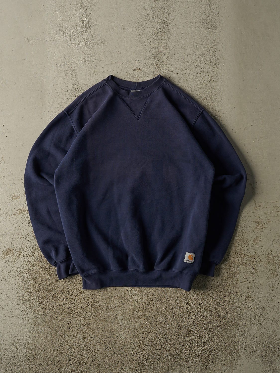 Vintage 90s Navy Blue Carhartt Blank Crewneck (L/XL)