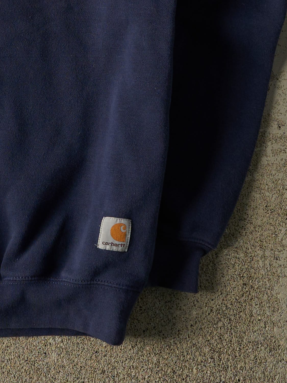 Vintage 90s Navy Blue Carhartt Blank Crewneck (L/XL)