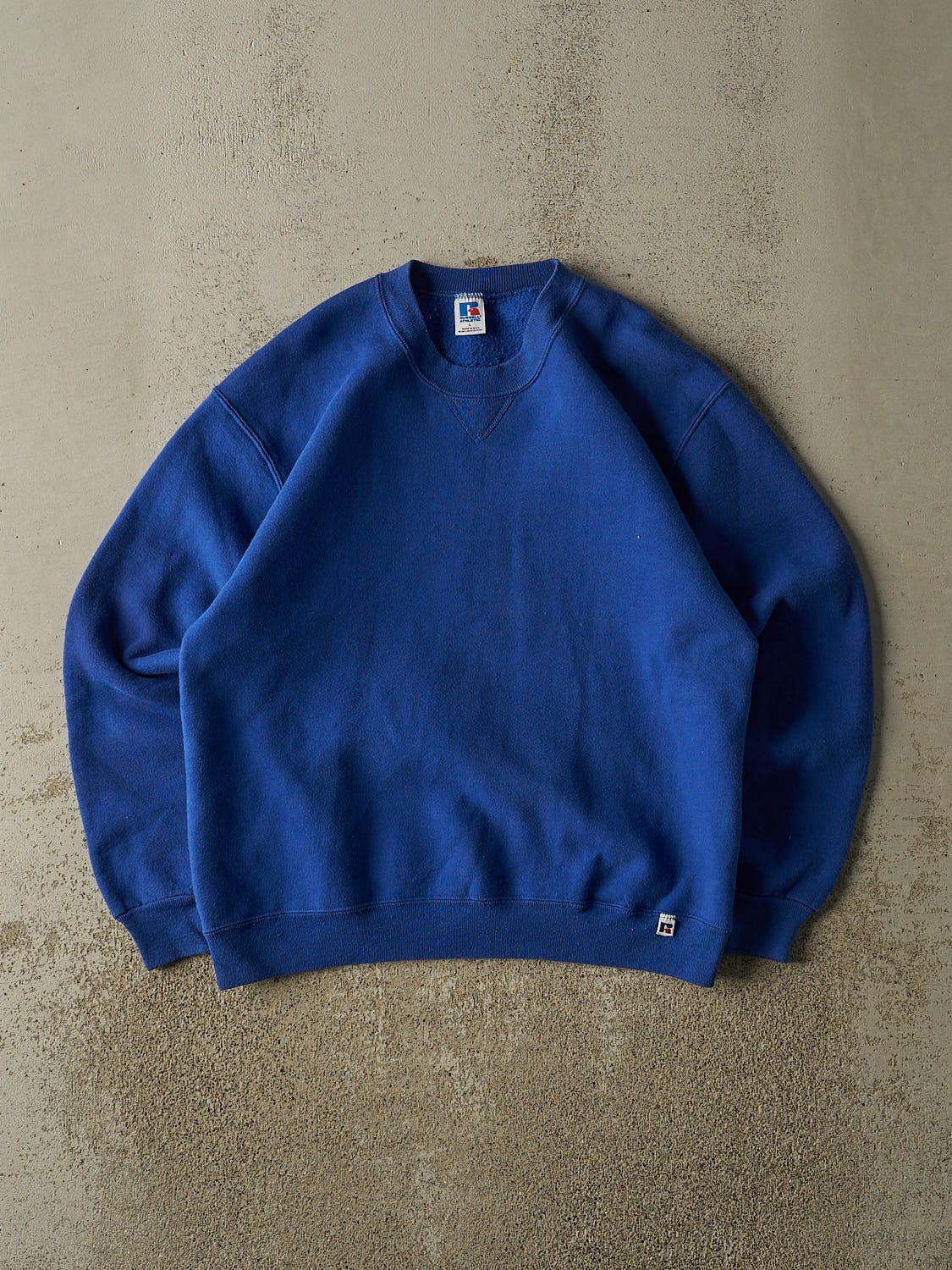 Vintage 80s Blue Russell Athletic Blank Crewneck (M/L)