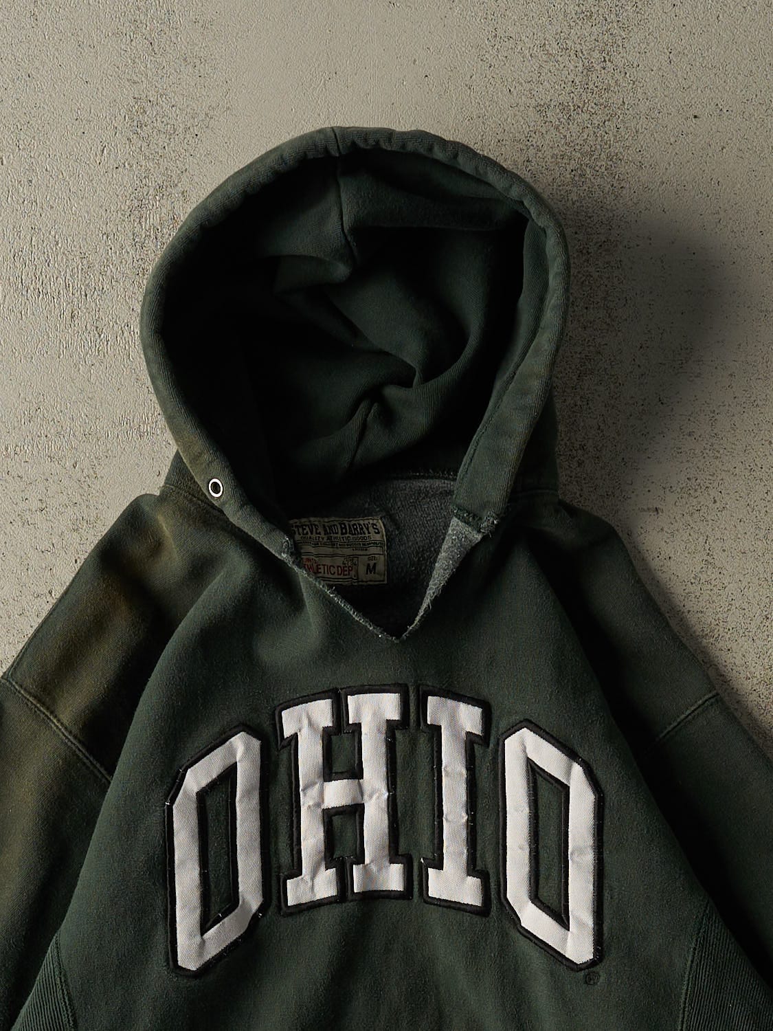 Vintage 90s Green Ohio State Hoodie (M/L)