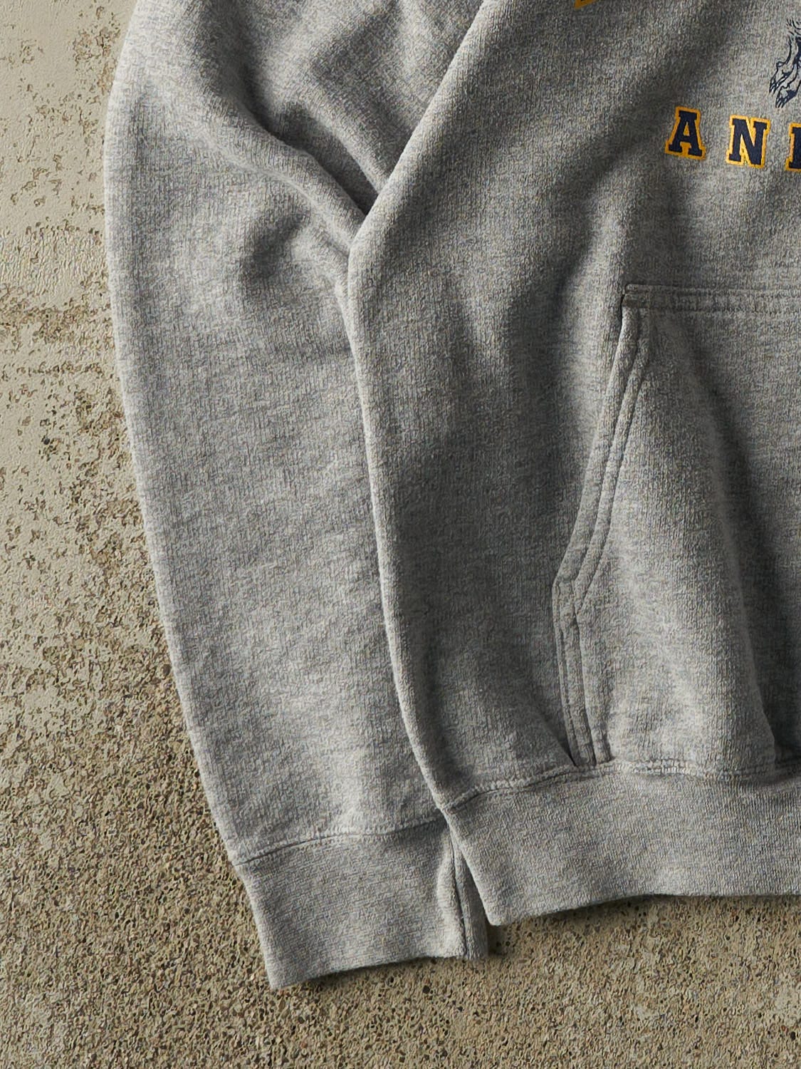Vintage 90s Heather Grey US Naval Academy Hoodie (S)