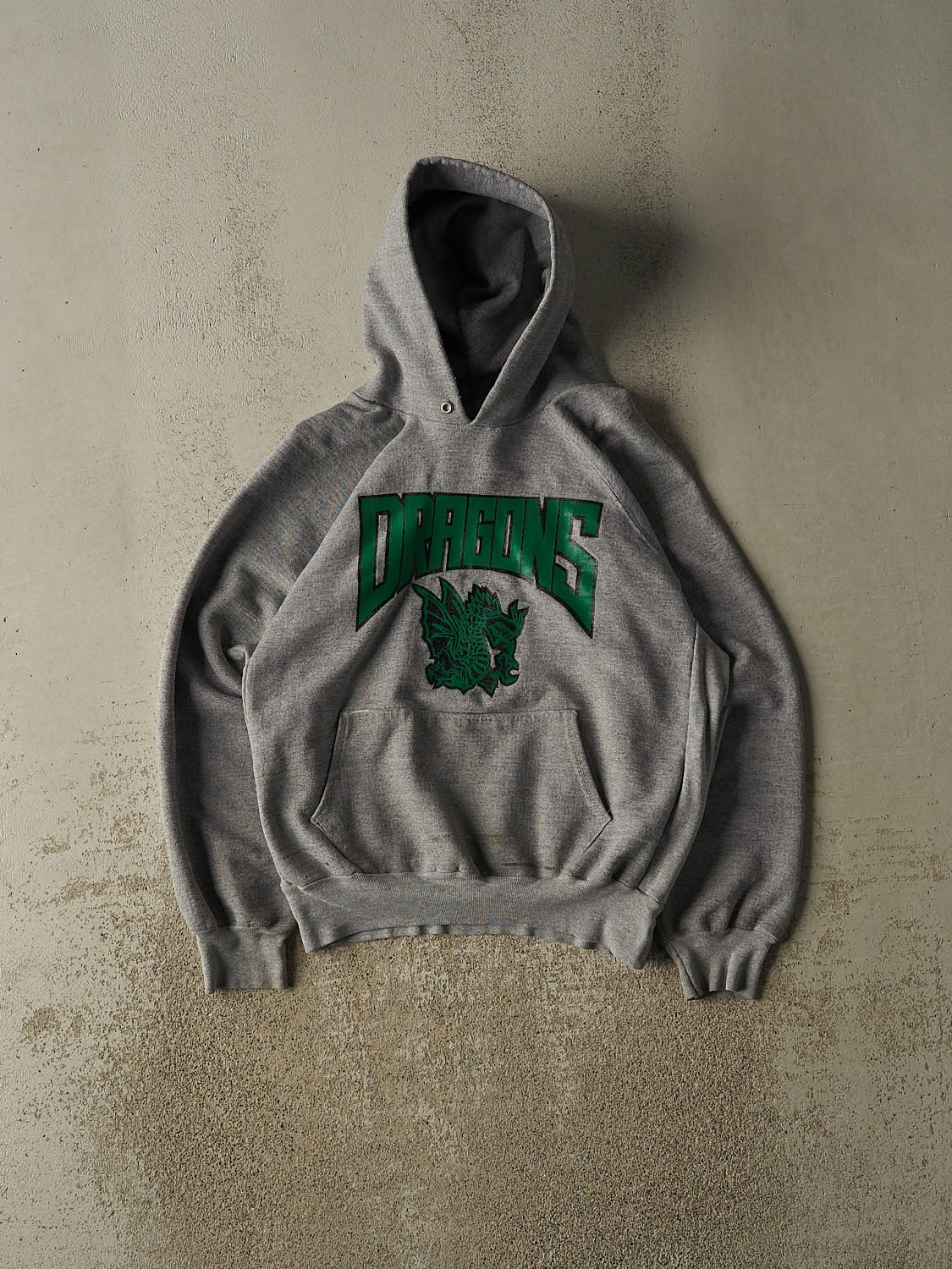 Vintage 90s Grey Dragons Hoodie (S/M)