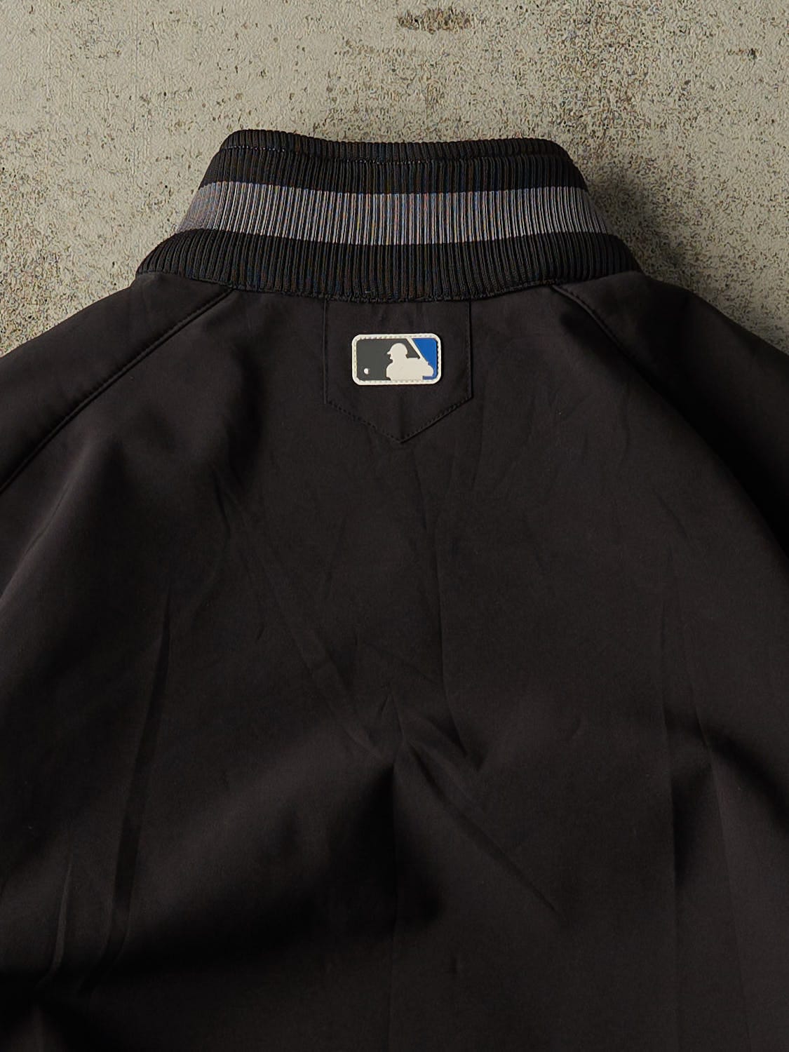 Vintage Y2K Black Toronto Blue Jays Zip Up Coaches Jacket (M/L)