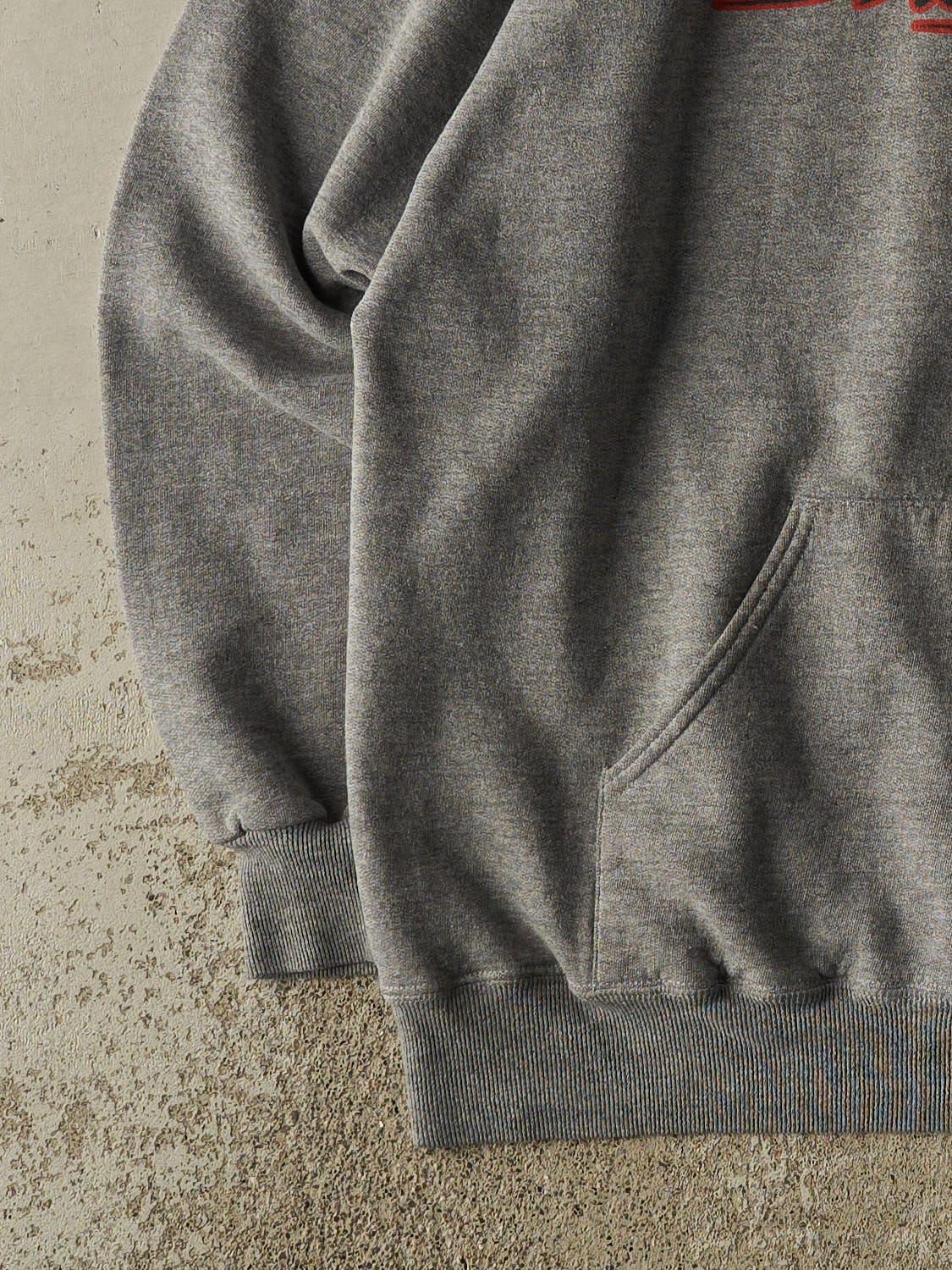 Vintage 90s Grey IHRA Drag Racing Hoodie (XL/XXL)