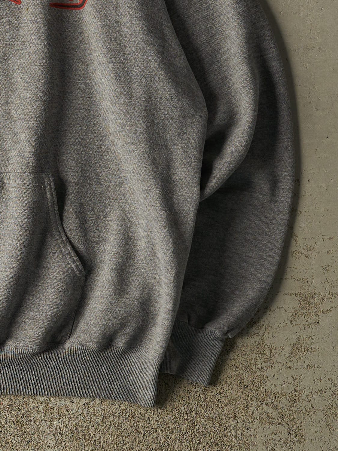 Vintage 90s Grey IHRA Drag Racing Hoodie (XL/XXL)