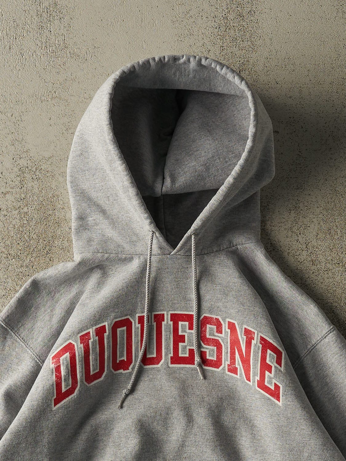 Vintage 90s Heather Grey Champion Duquesne Hoodie (S)