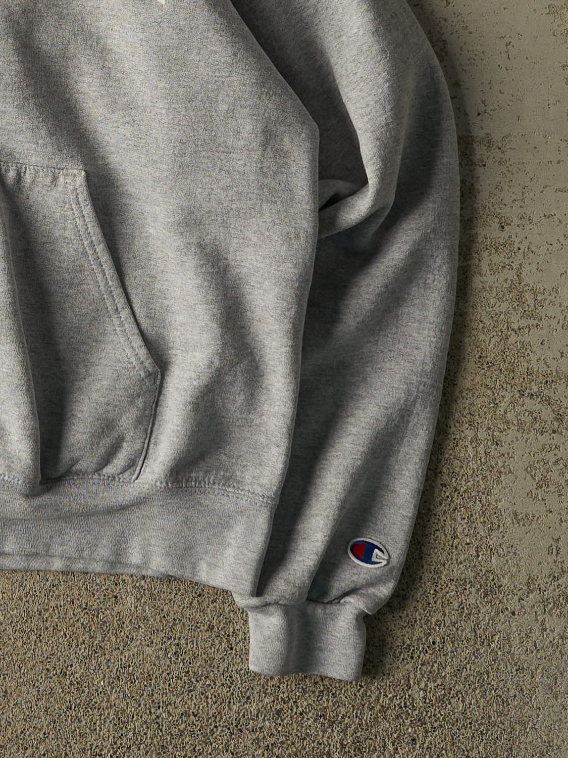 Vintage 90s Heather Grey Champion Duquesne Hoodie (S)