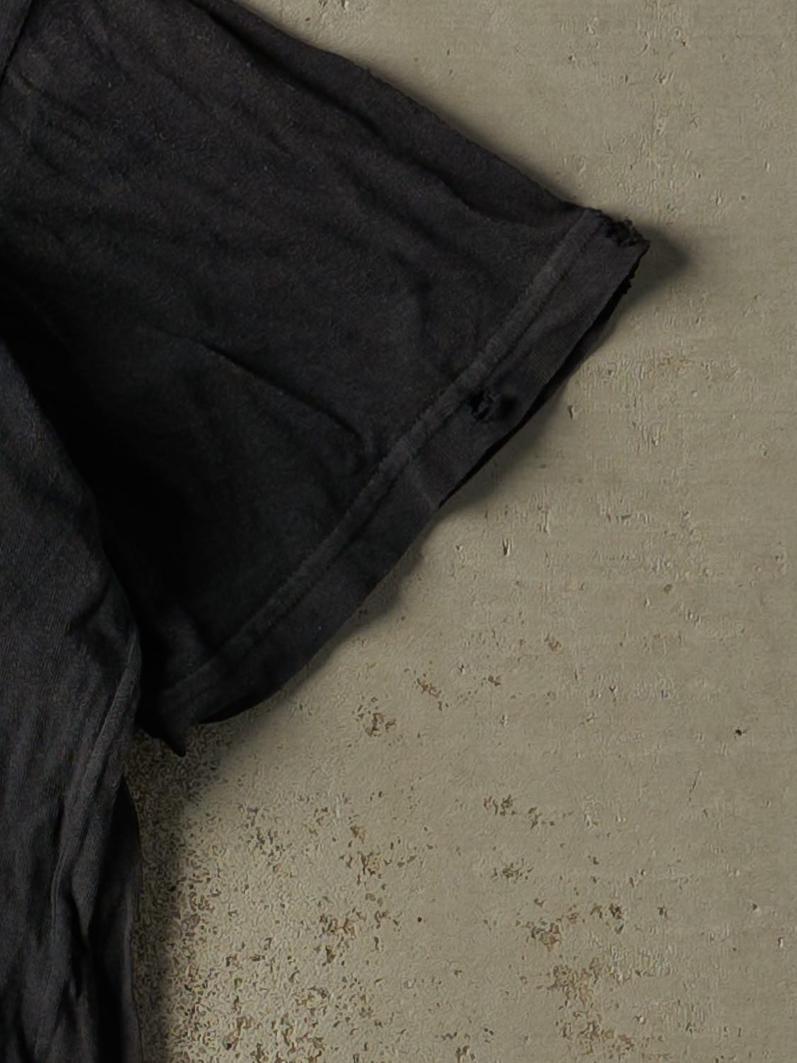 Vintage 90s Black Blank Tee (M)