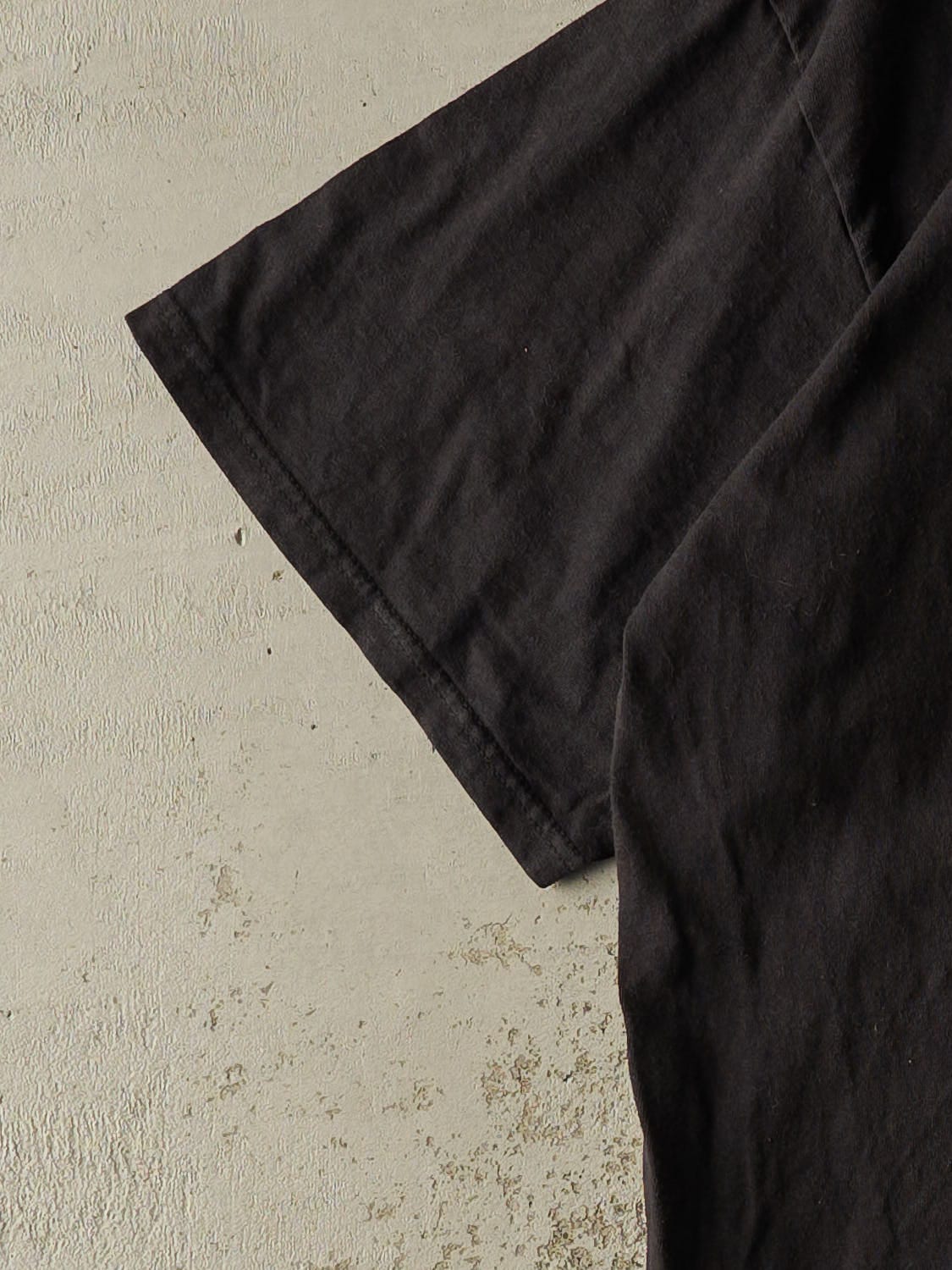 Vintage 90s Black Adidas Embroidered Tee (XXL)