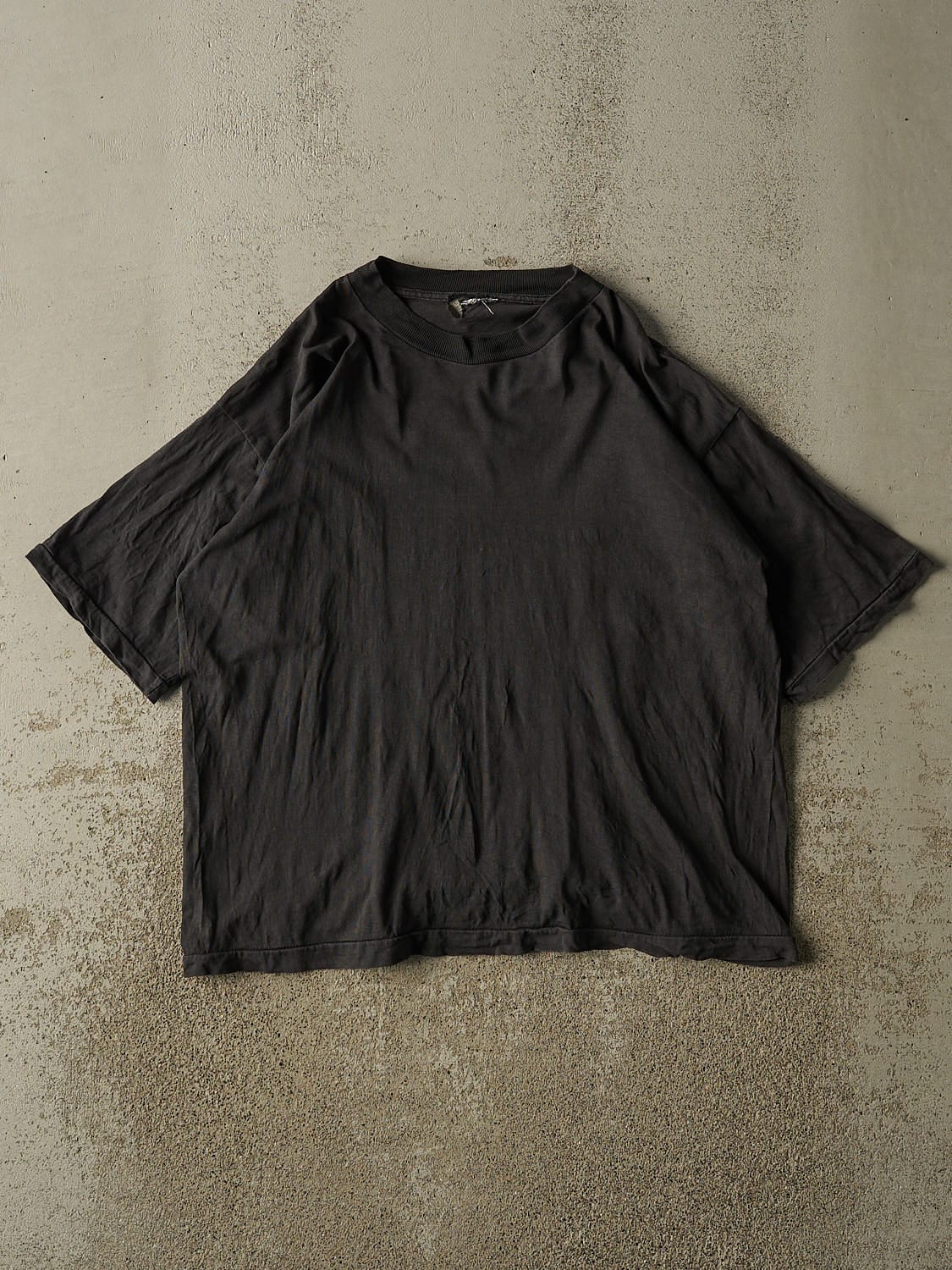 Vintage 90s Black Blank Single Stitch Tee (M/L)