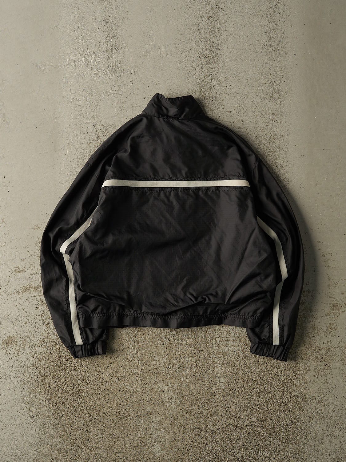 Vintage 90s Black Nike Embroidered Windbreaker Jacket (S/M)