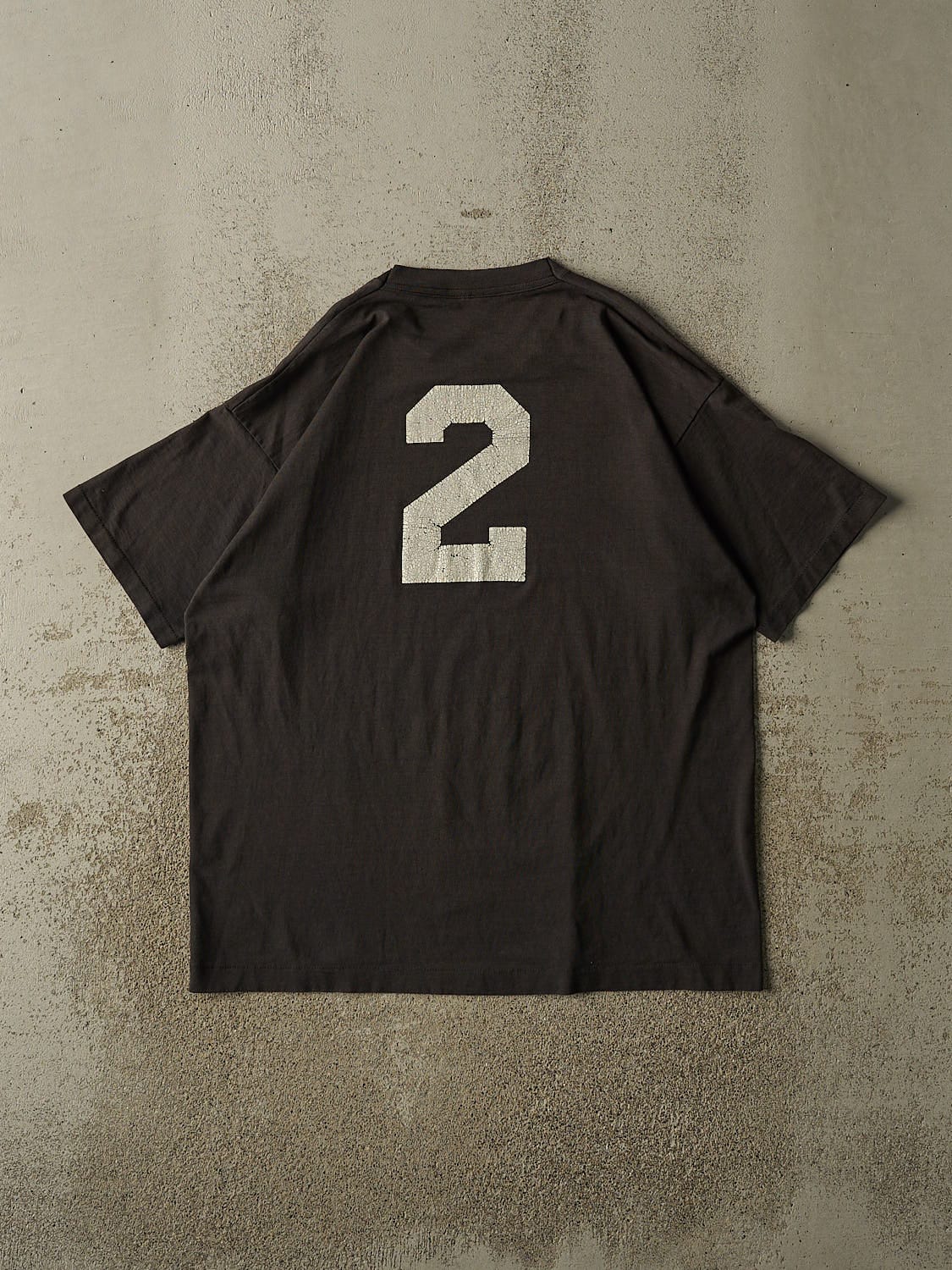 Vintage 90s Black Hantsport Volleyball Single Stitch Tee (L/XL)