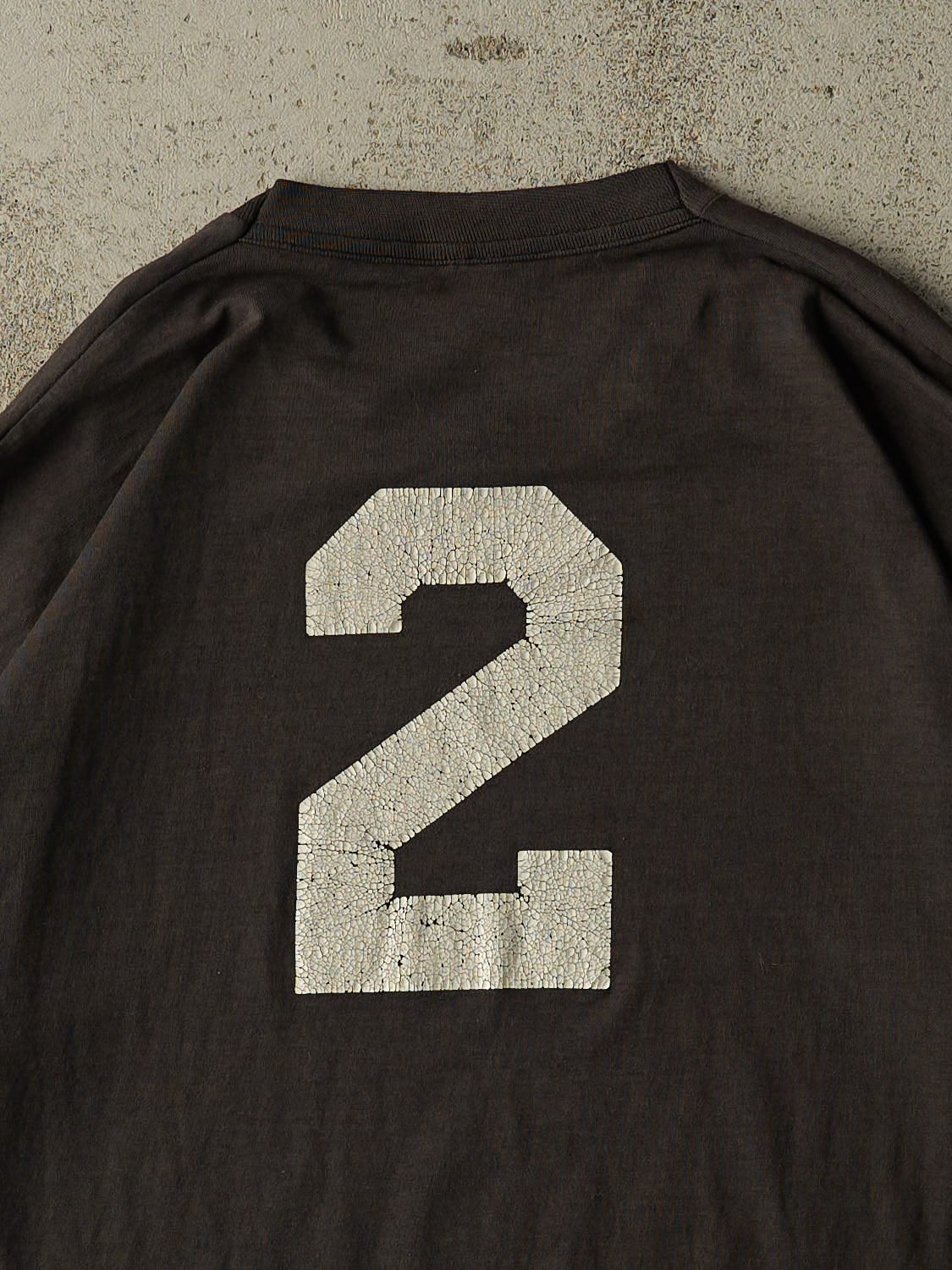 Vintage 90s Black Hantsport Volleyball Single Stitch Tee (L/XL)